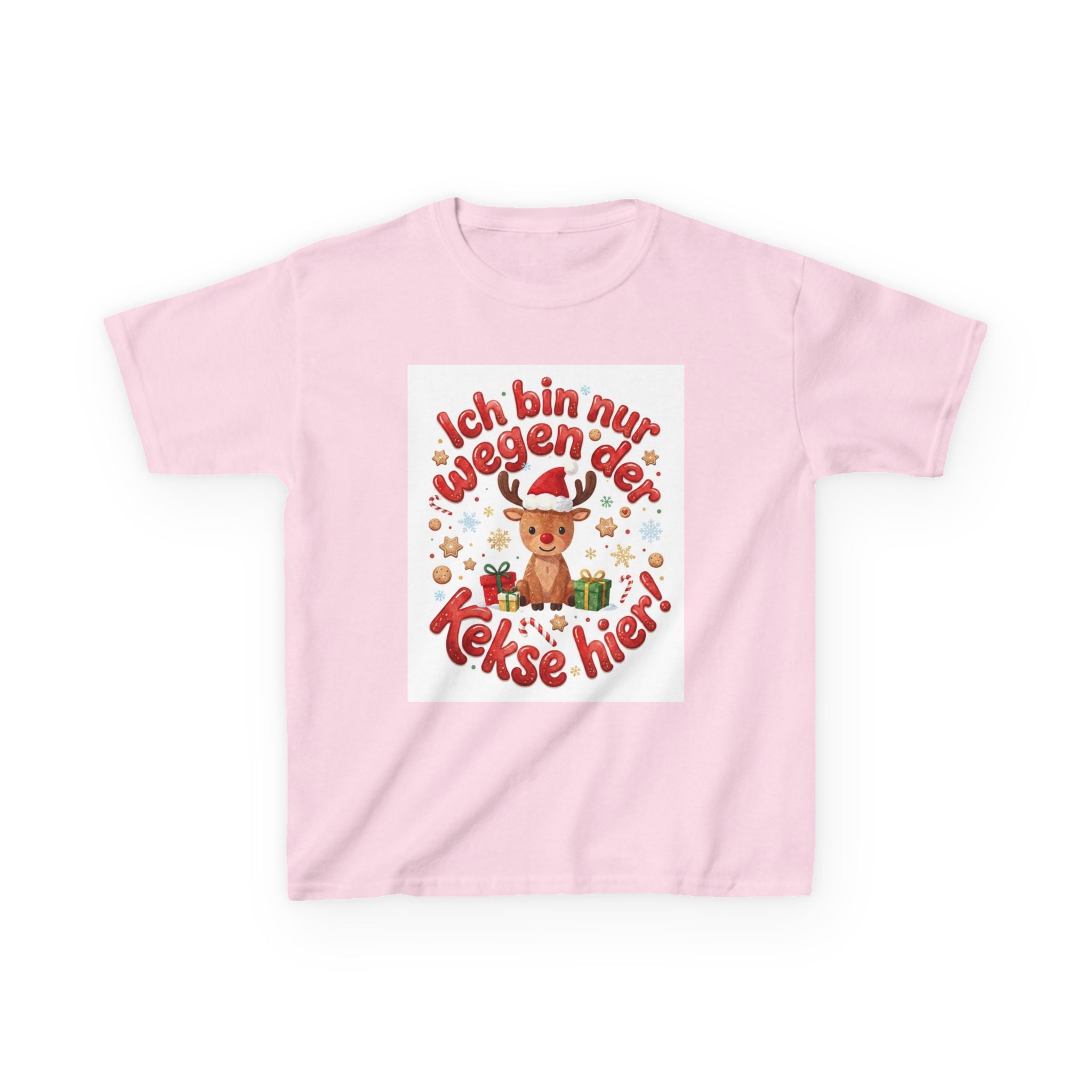 Weihnachtsshirt Kinder mit Spruch | Lebkuchen T-Shirt Lustig, Plätzchen backen Outfit, Weihnachtsoutfit Kinder