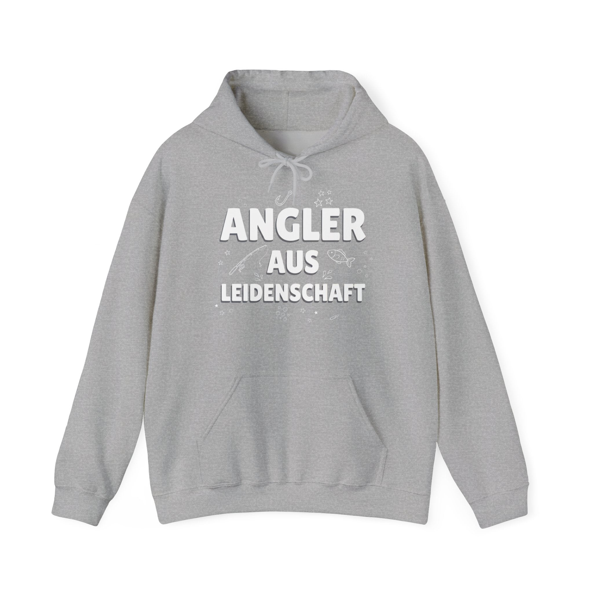 Unisex Hoodie „Anglerglück“ | Gemütlicher Fleece-Kapuzenpullover