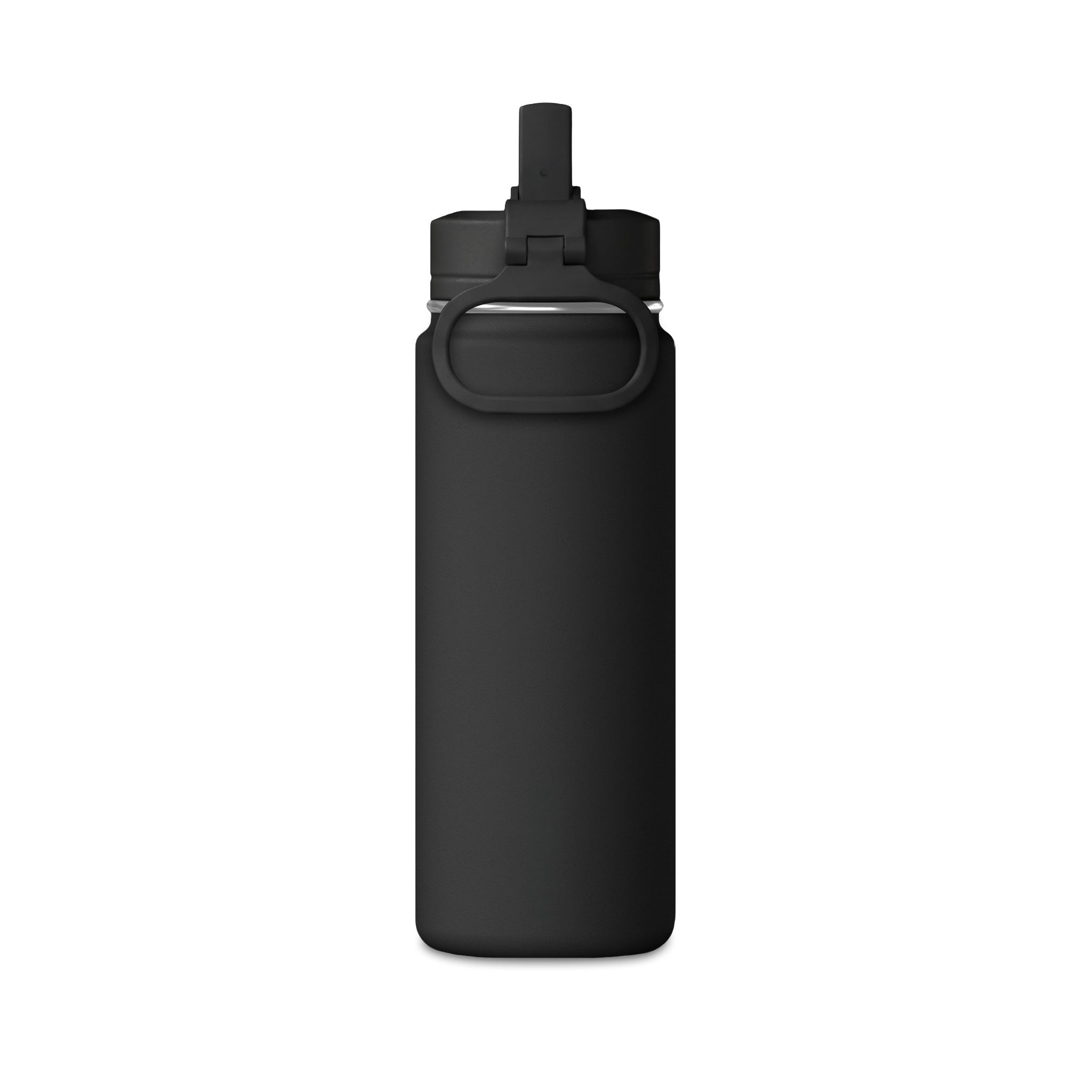 Personalisierte Trinkflasche Kinder mit Strohhalm | Edelstahl Trinkflasche Schule, Auslaufsicher Thermoflasche Kindergarten 590ml