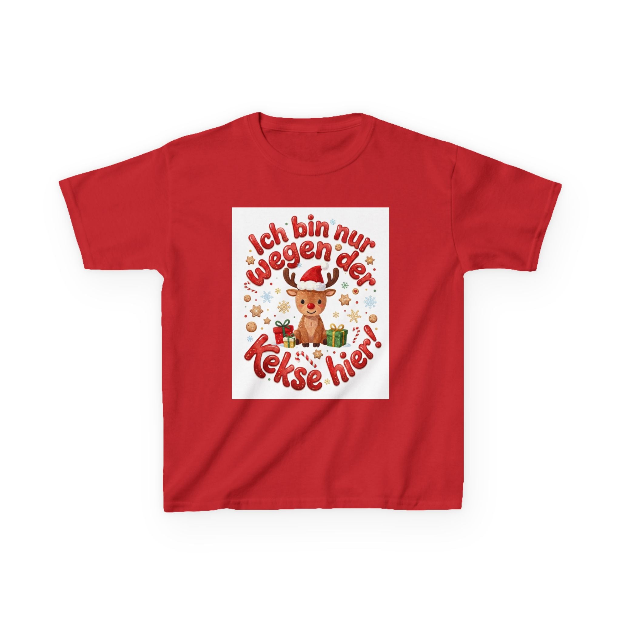 Weihnachtsshirt Kinder mit Spruch | Lebkuchen T-Shirt Lustig, Plätzchen backen Outfit, Weihnachtsoutfit Kinder
