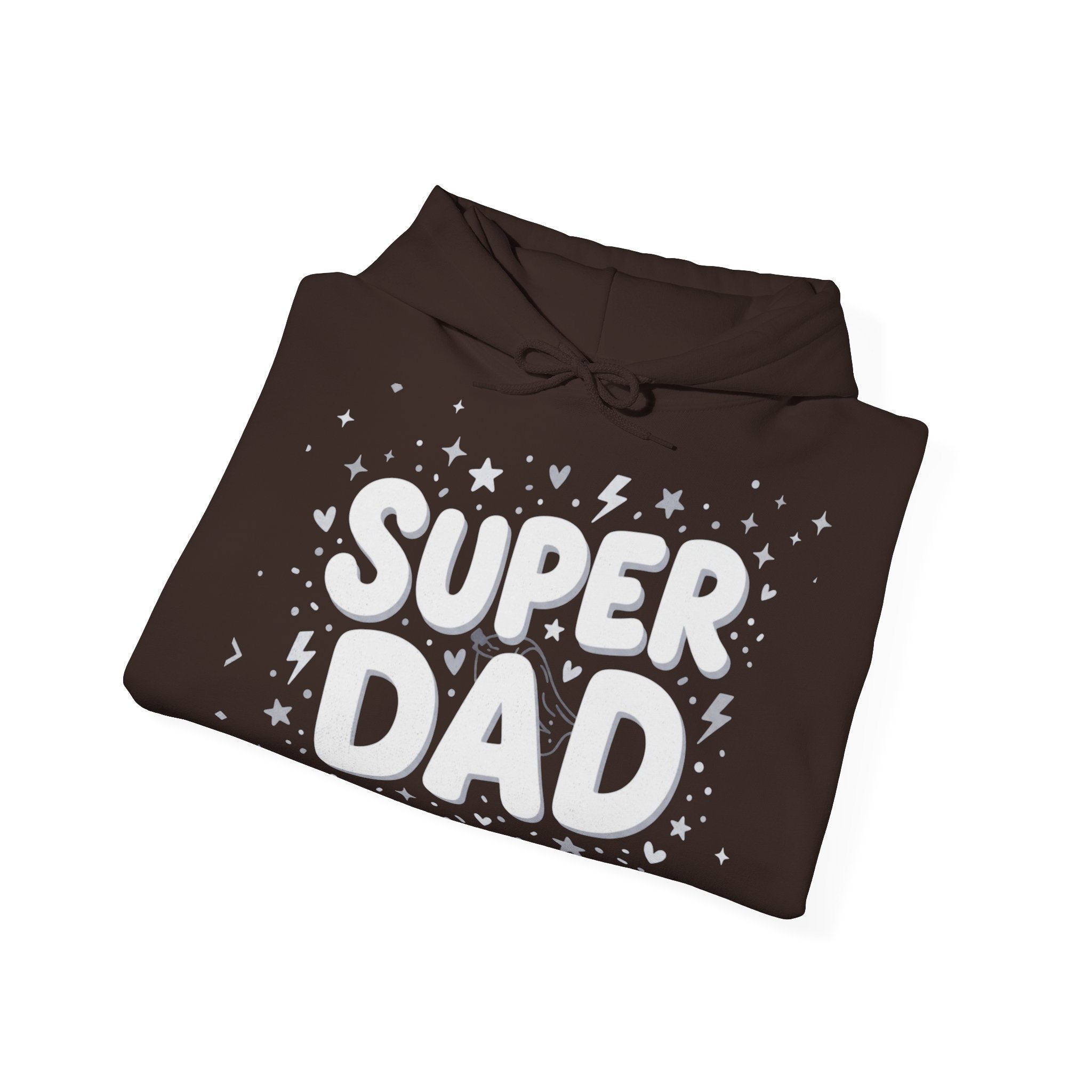 Unisex Hoodie „SUPER DAD“ | Gemütlicher Fleece-Kapuzenpullover für Väter