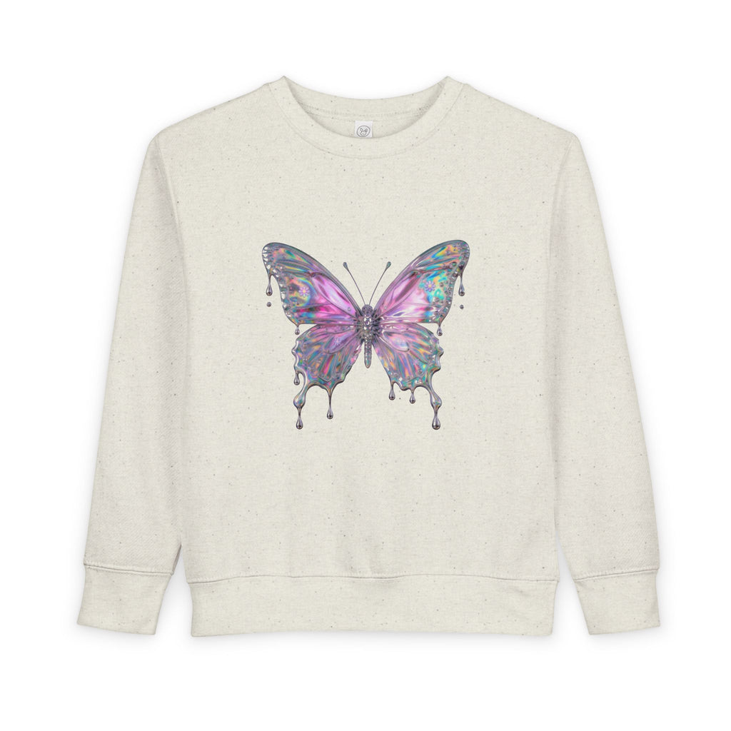 Kleinkind Sweatshirt „Aquarell-Schmetterling“ – Kuscheliger Kinder-Pullover