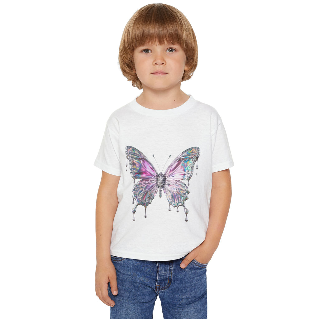 Kleinkind T-Shirt „Aquarell-Schmetterling“ – Weiches Baumwoll-Shirt