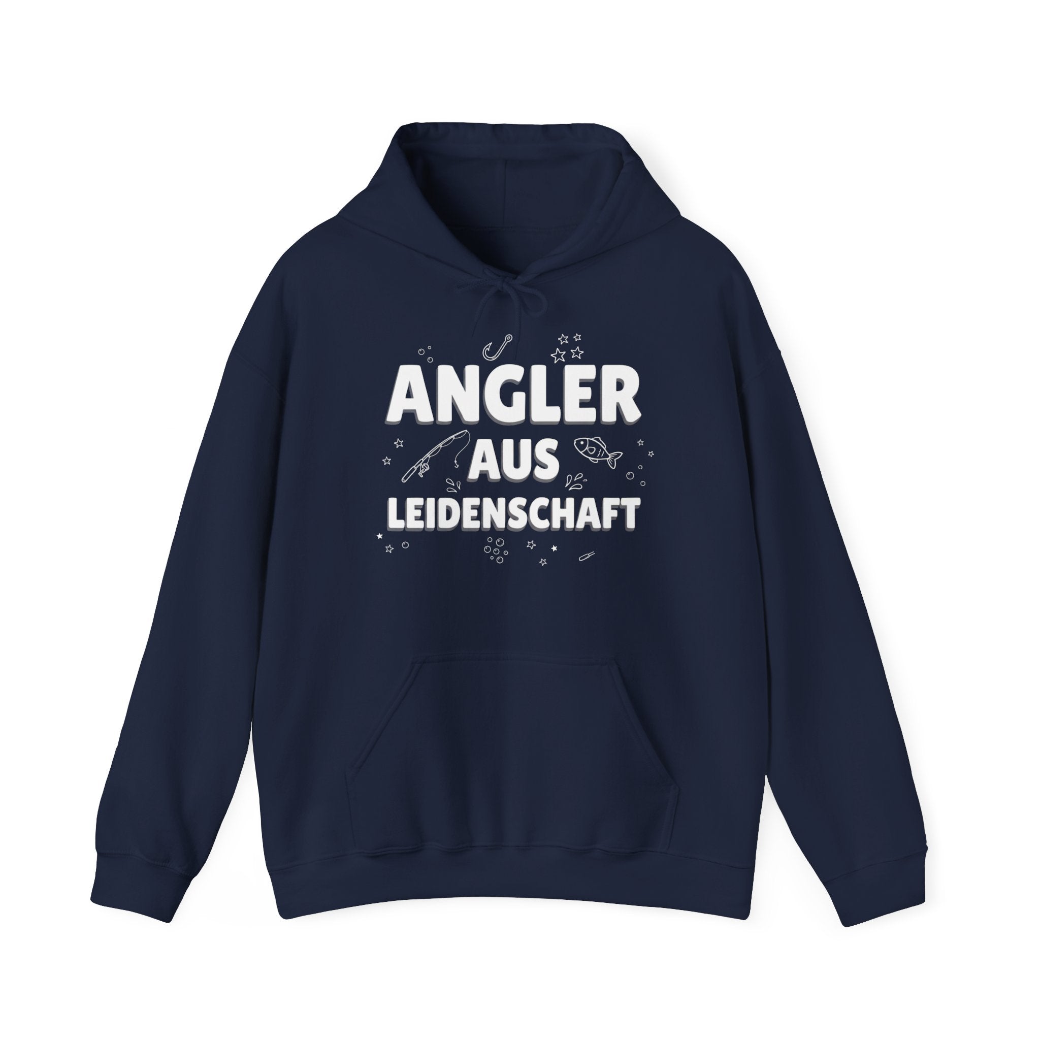 Unisex Hoodie „Anglerglück“ | Gemütlicher Fleece-Kapuzenpullover