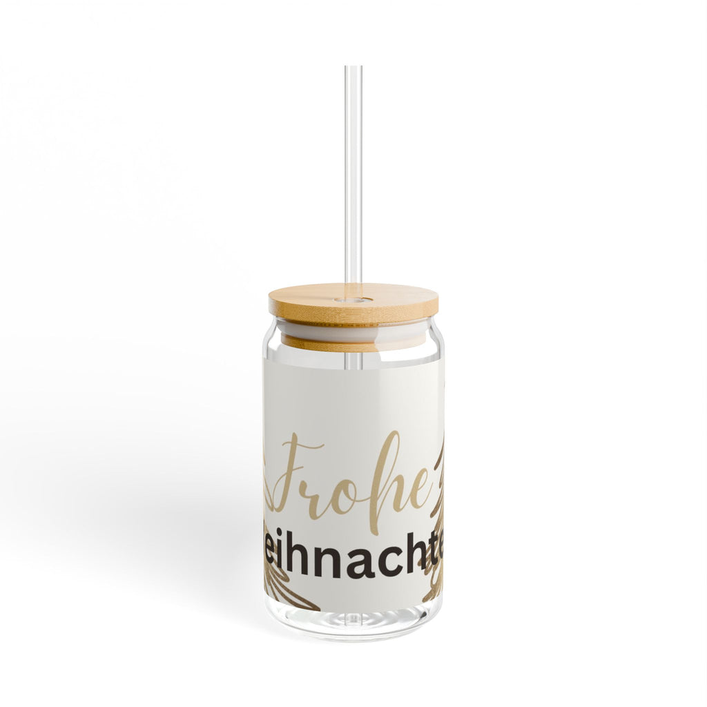 Weihnachts-Trinkglas 450 ml – Festliches Glas mit „Frohe Weihnachten