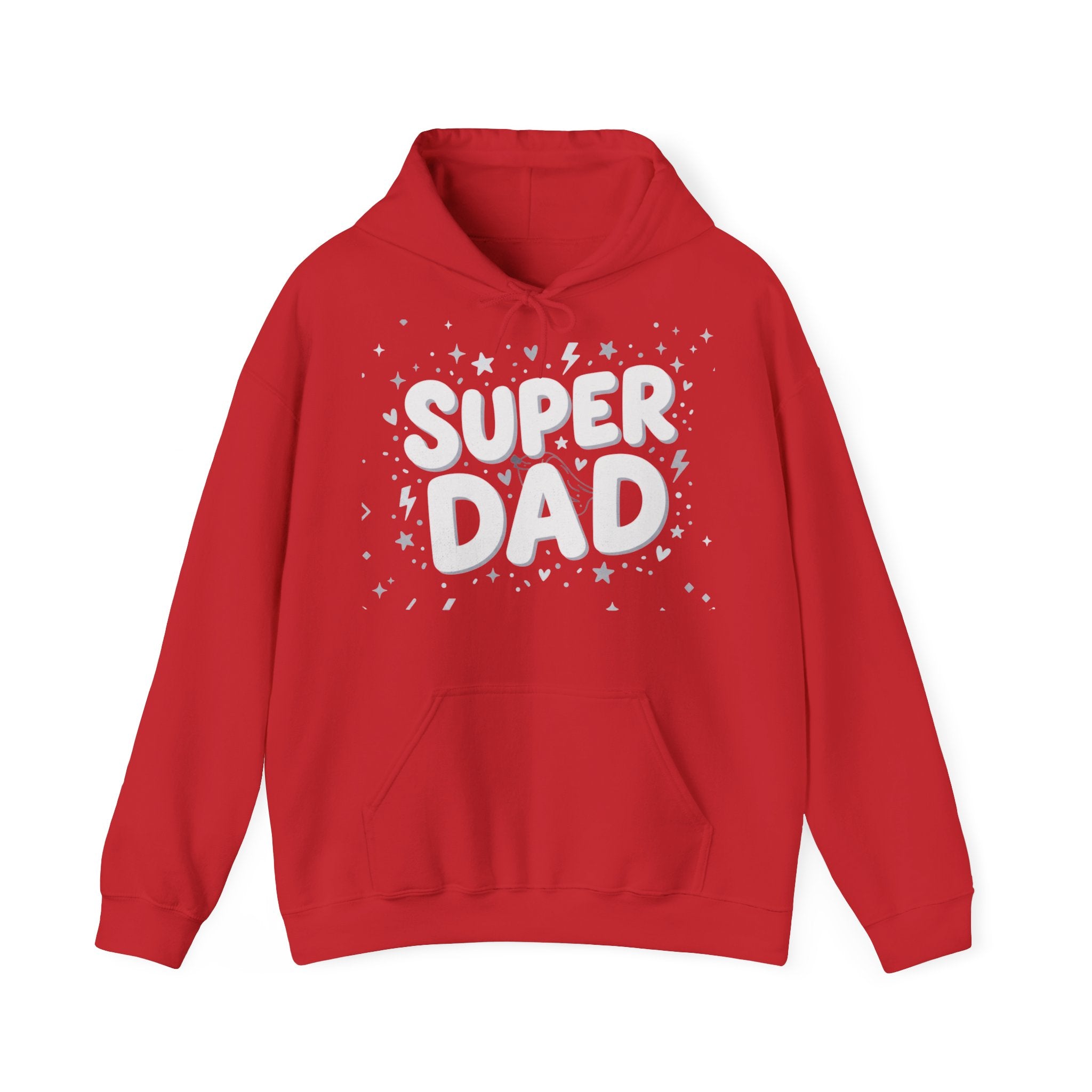 Unisex Hoodie „SUPER DAD“ | Gemütlicher Fleece-Kapuzenpullover für Väter