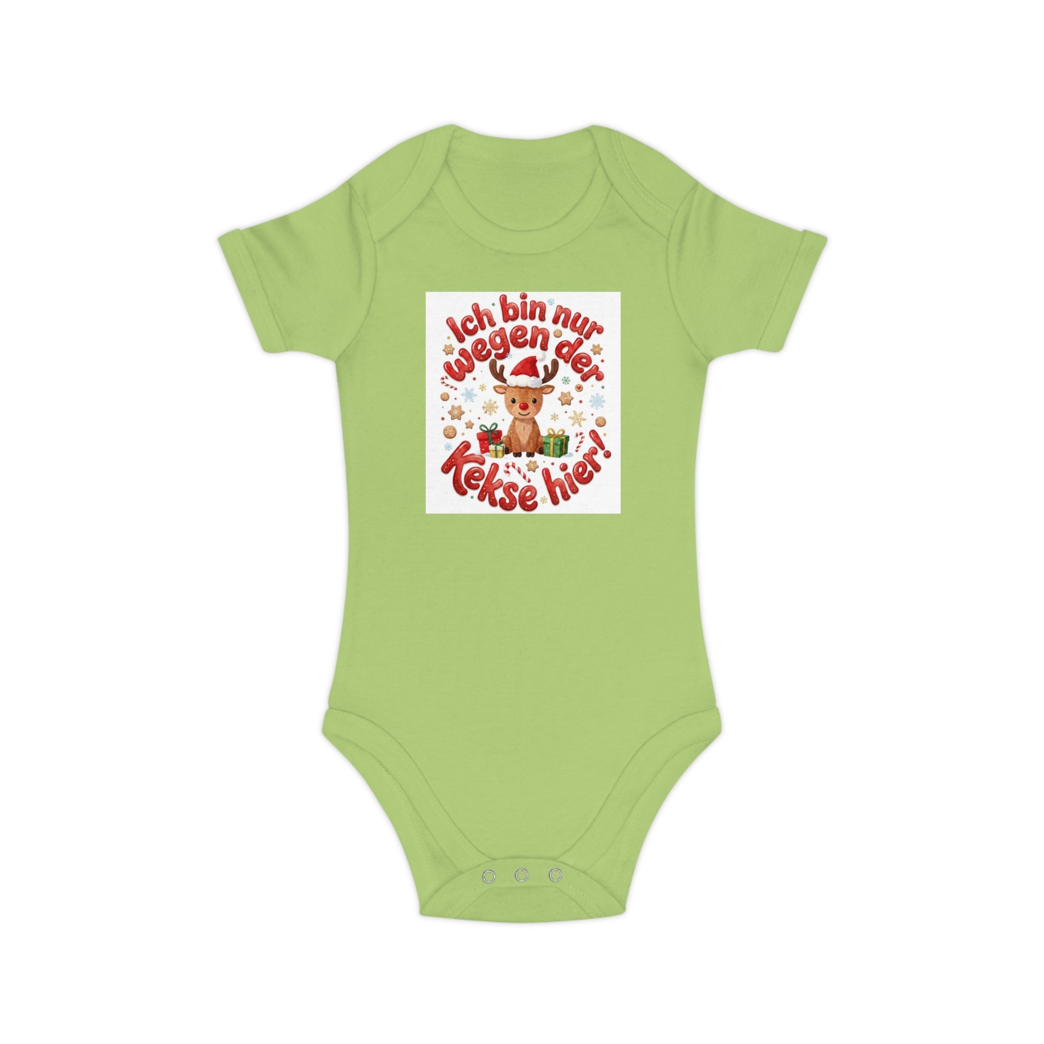 Weicher Baby-Body aus Bio-Baumwolle | Bequemer Einteiler mit Umschlaghals