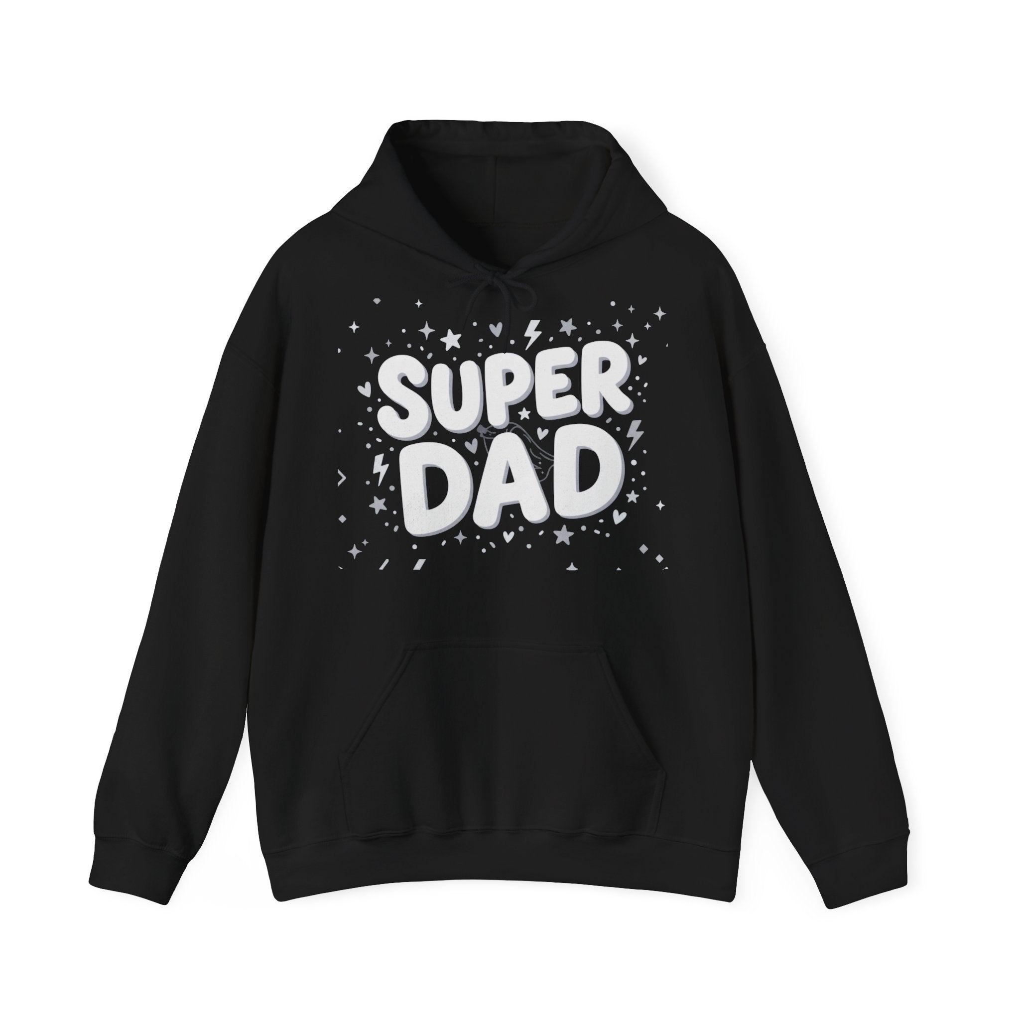 Unisex Hoodie „SUPER DAD“ | Gemütlicher Fleece-Kapuzenpullover für Väter