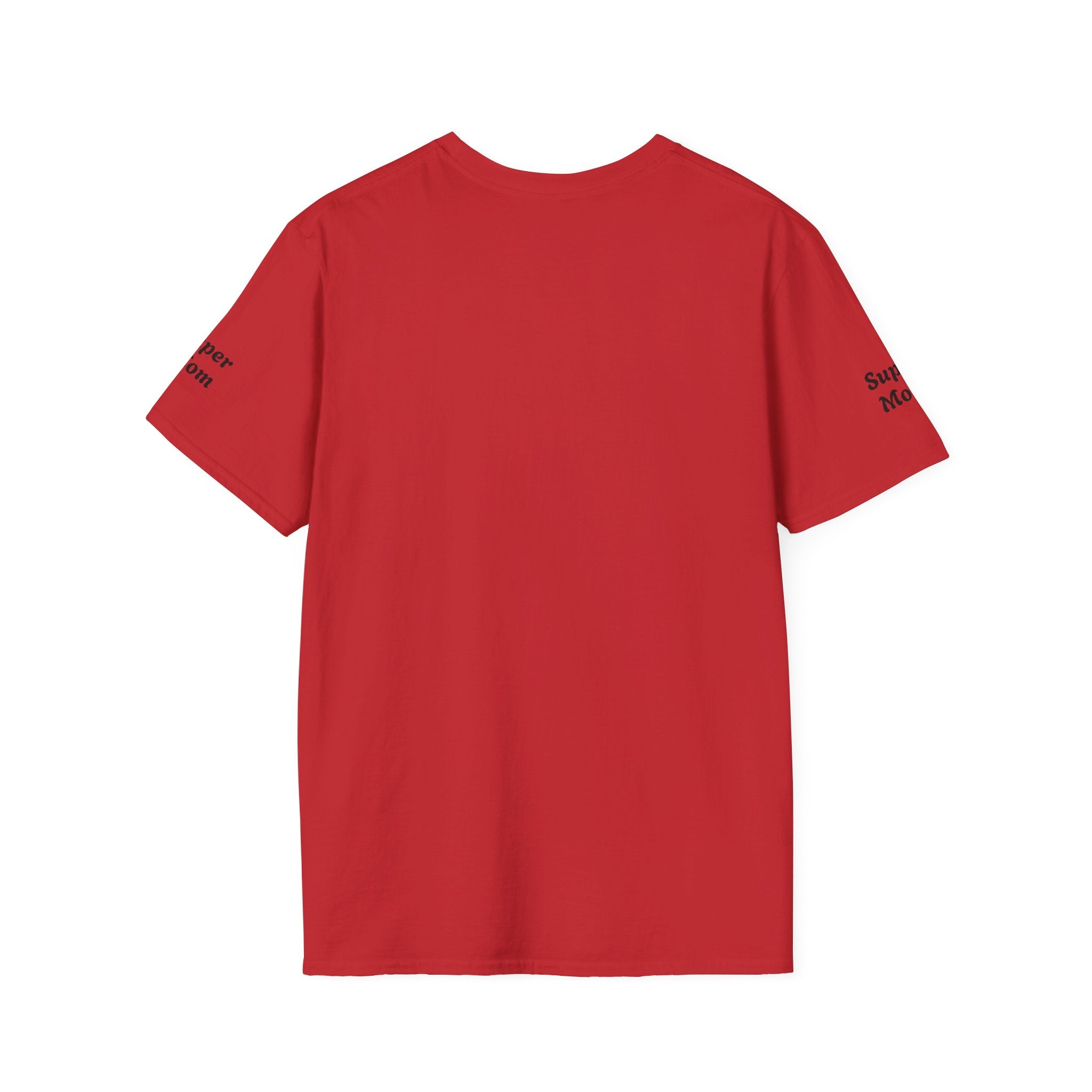Unisex T-Shirt „Super Mom & Hund“ | Weiches Baumwoll-Shirt mit Pastell-Illustration