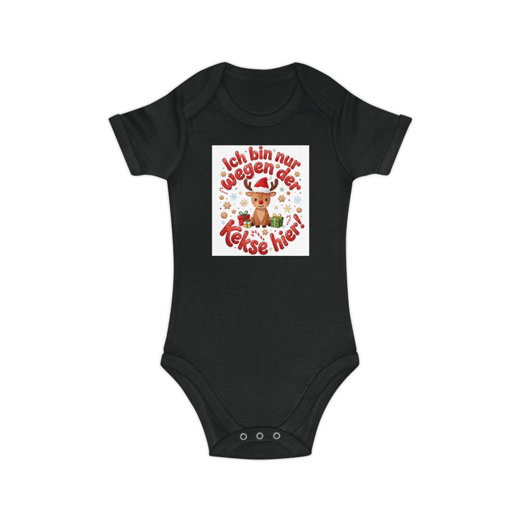 Weicher Baby-Body aus Bio-Baumwolle | Bequemer Einteiler mit Umschlaghals