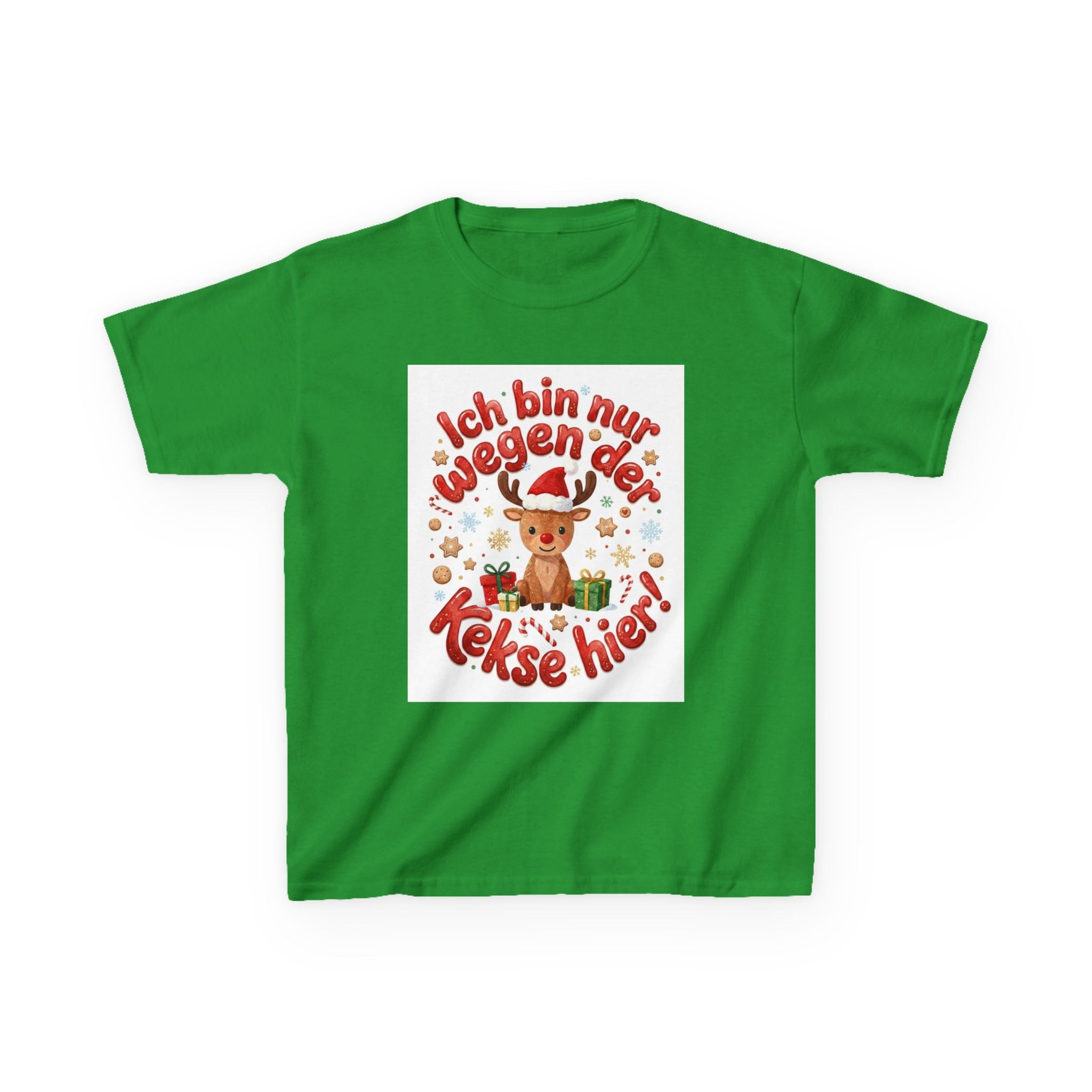 Weihnachtsshirt Kinder mit Spruch | Lebkuchen T-Shirt Lustig, Plätzchen backen Outfit, Weihnachtsoutfit Kinder