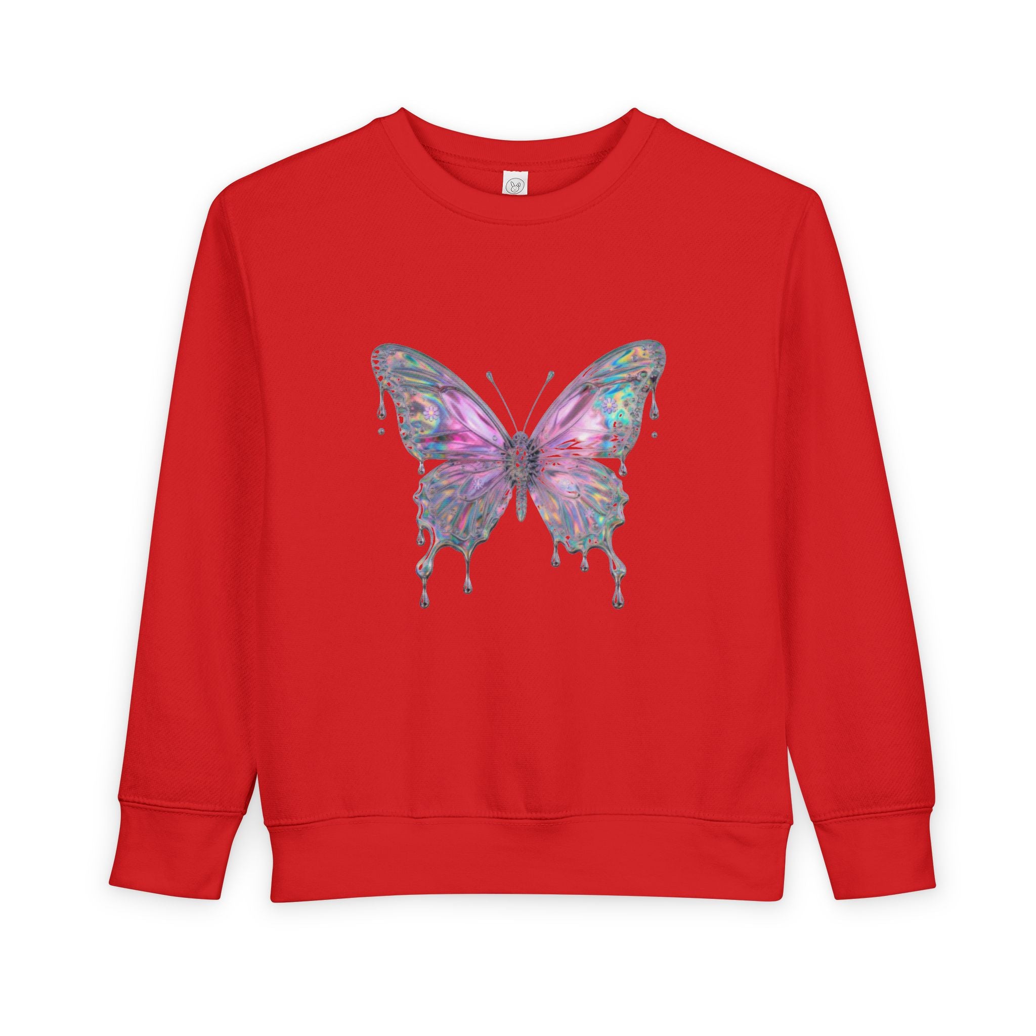 Kleinkind Sweatshirt „Aquarell-Schmetterling“ – Kuscheliger Kinder-Pullover
