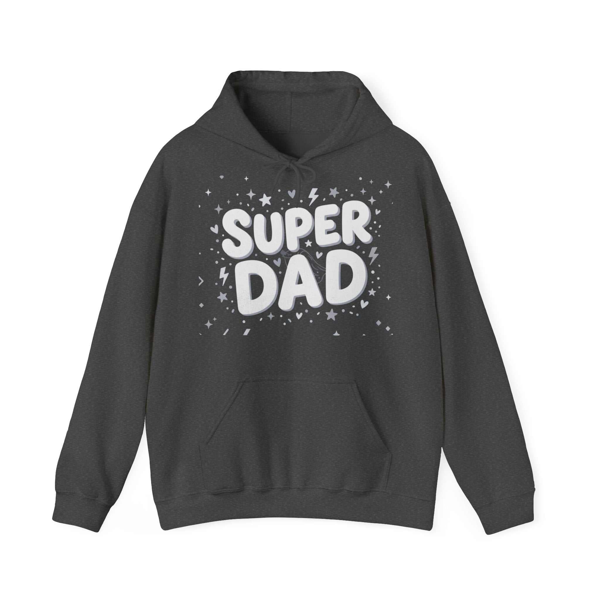 Unisex Hoodie „SUPER DAD“ | Gemütlicher Fleece-Kapuzenpullover für Väter