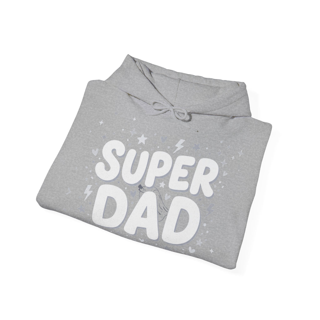 Unisex Hoodie „SUPER DAD“ | Gemütlicher Fleece-Kapuzenpullover für Väter