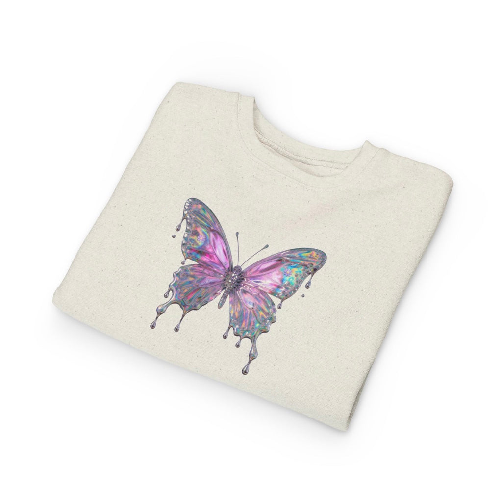 Kleinkind Sweatshirt „Aquarell-Schmetterling“ – Kuscheliger Kinder-Pullover