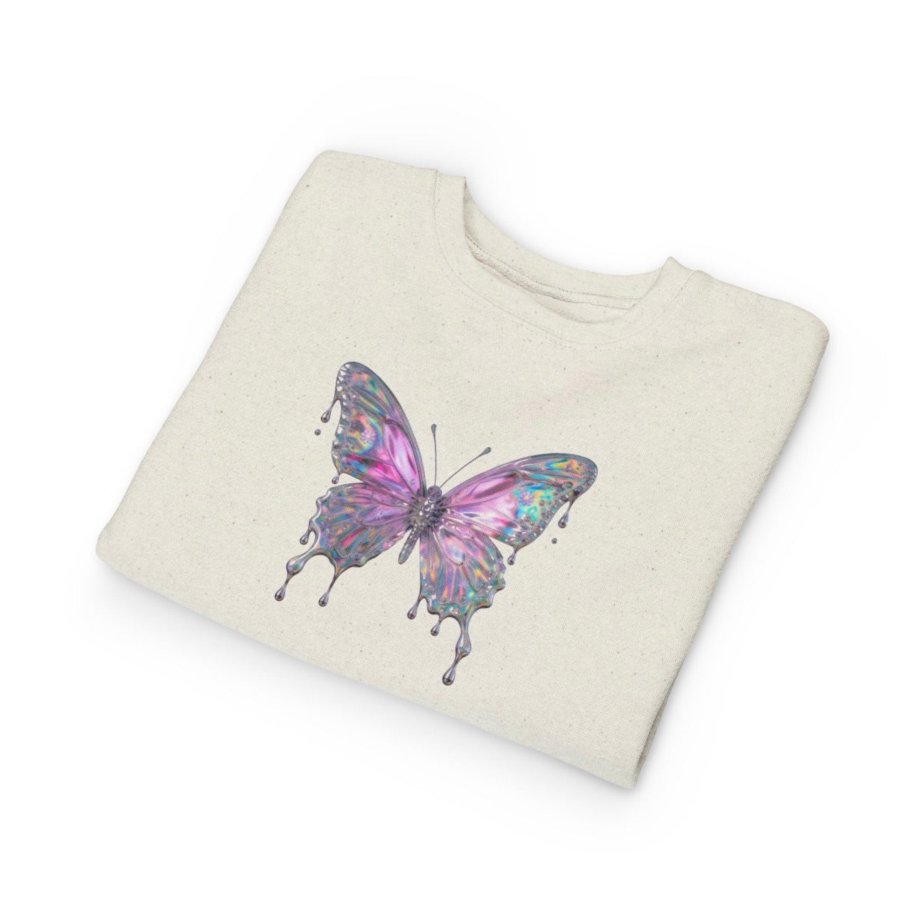 Kleinkind Sweatshirt „Aquarell-Schmetterling“ – Kuscheliger Kinder-Pullover