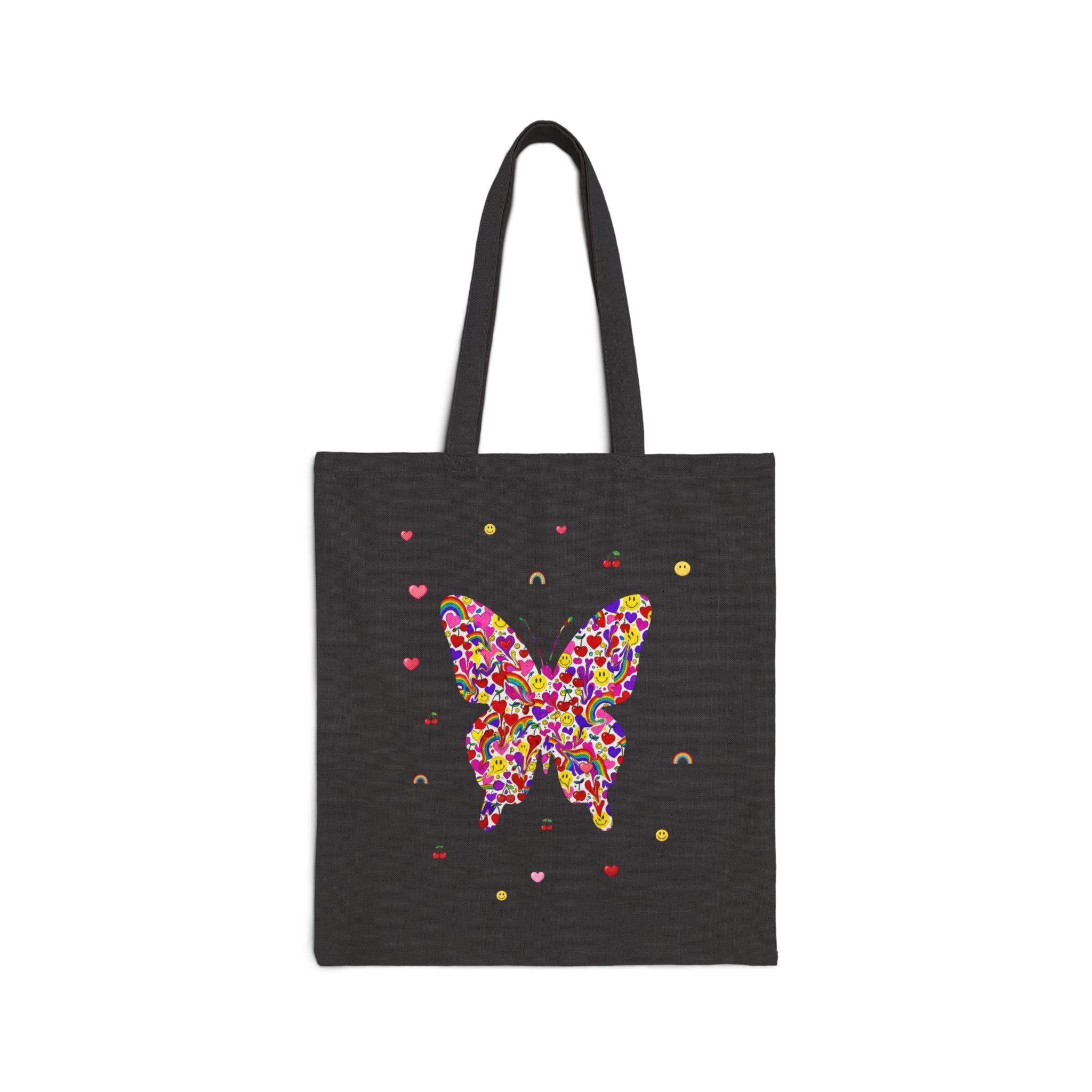 Baumwoll-Tragetasche „Mosaik-Schmetterling“ | Robuste Canvas-Einkaufstasche