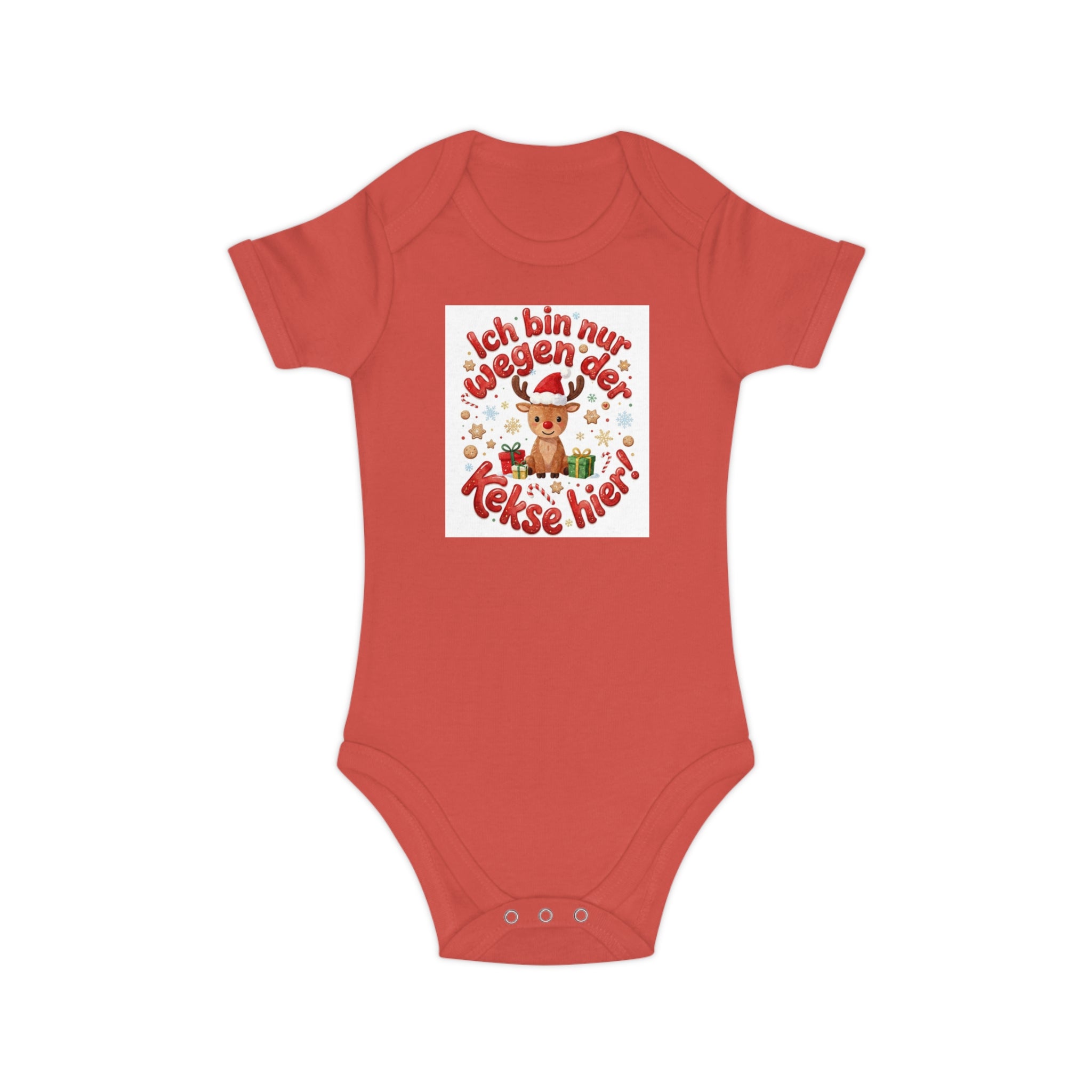 Weicher Baby-Body aus Bio-Baumwolle | Bequemer Einteiler mit Umschlaghals