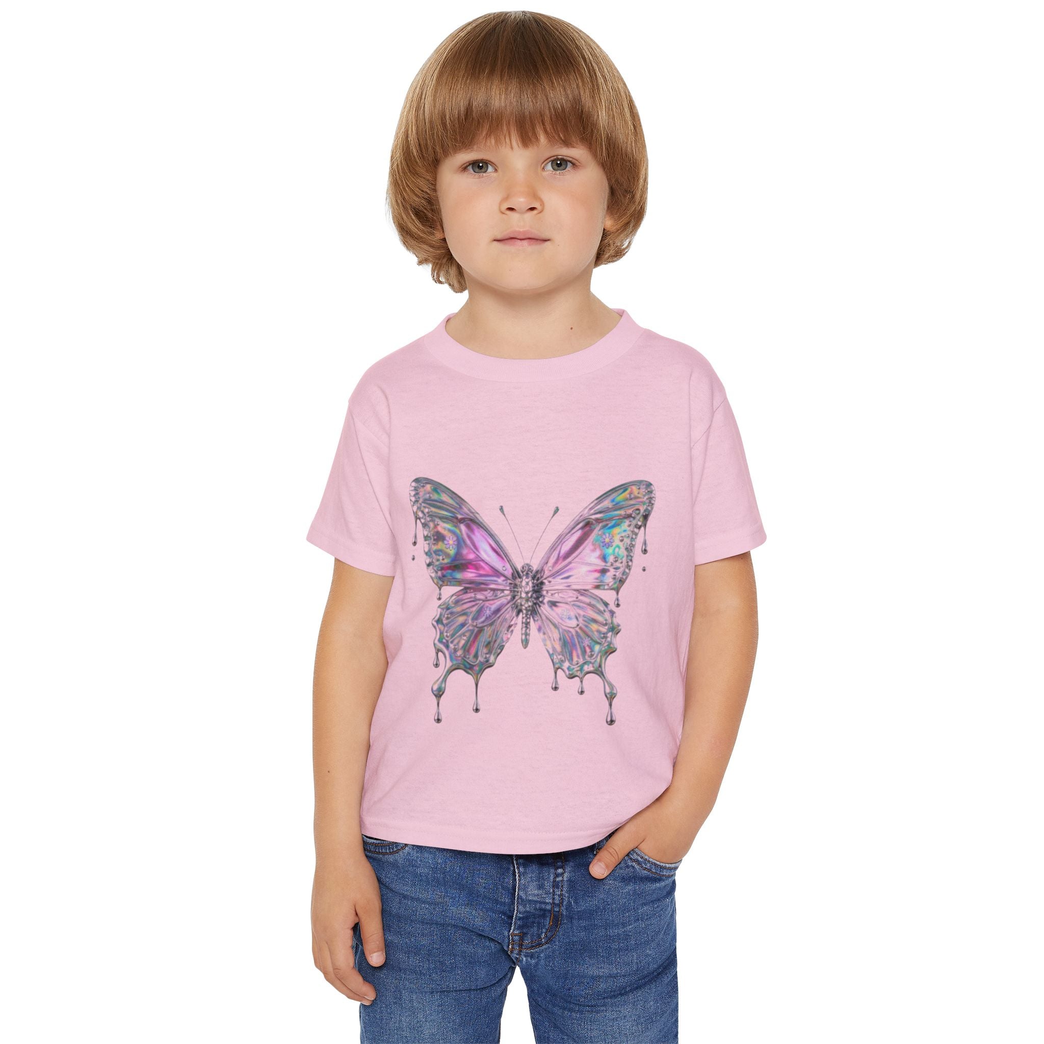 Kleinkind T-Shirt „Aquarell-Schmetterling“ – Weiches Baumwoll-Shirt