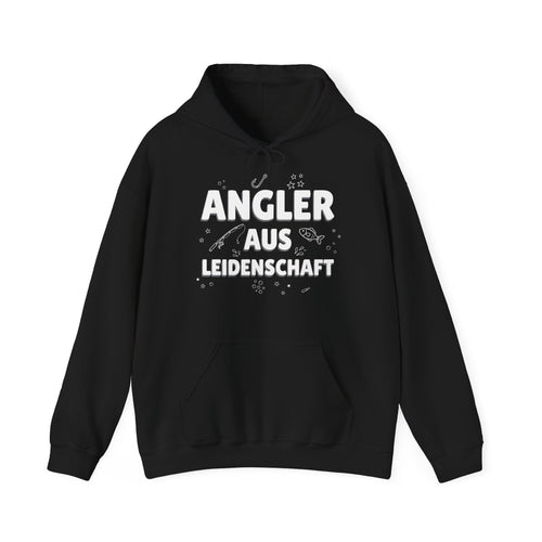 Angler Hoodie Anglerglück | Fleece-Kapuzenpullover für Herren & Damen