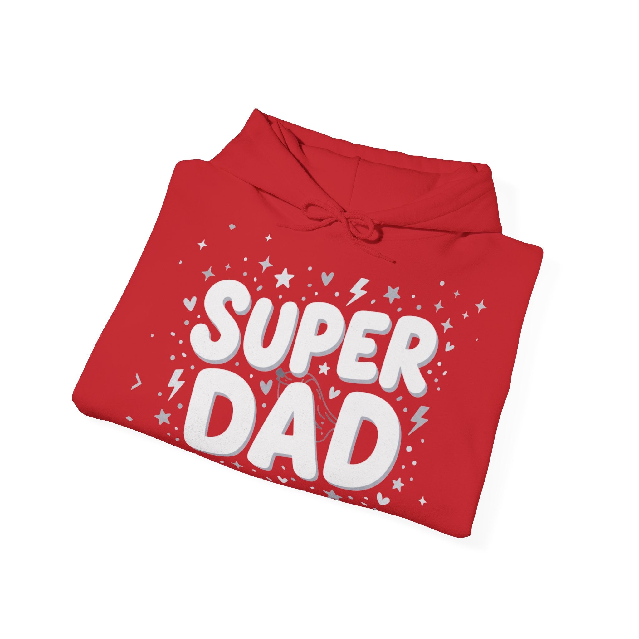Unisex Hoodie „SUPER DAD“ | Gemütlicher Fleece-Kapuzenpullover für Väter