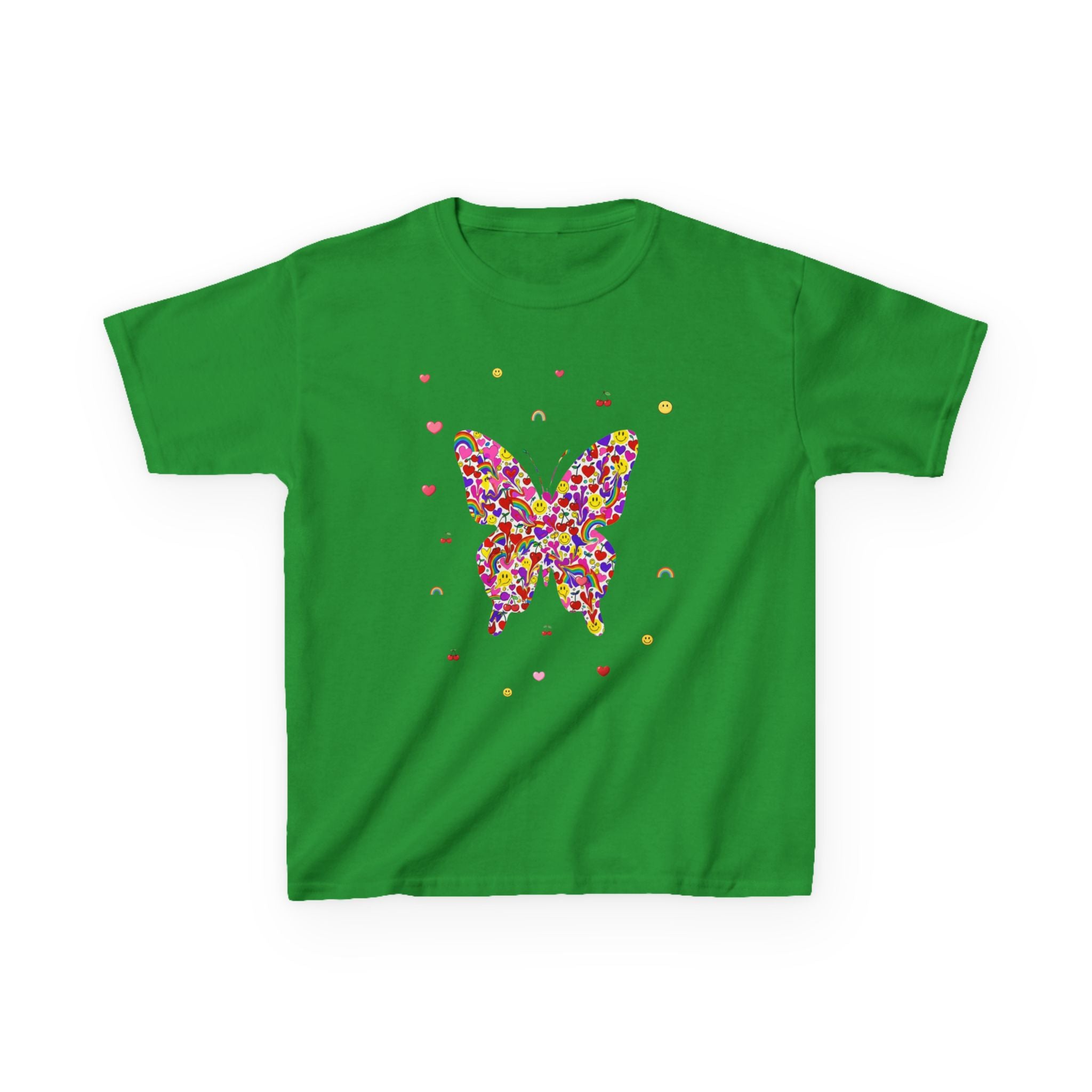 Kinder Baumwoll-T-Shirt „Konfetti-Schmetterling“ | Zertifiziertes Canvas-Shirt