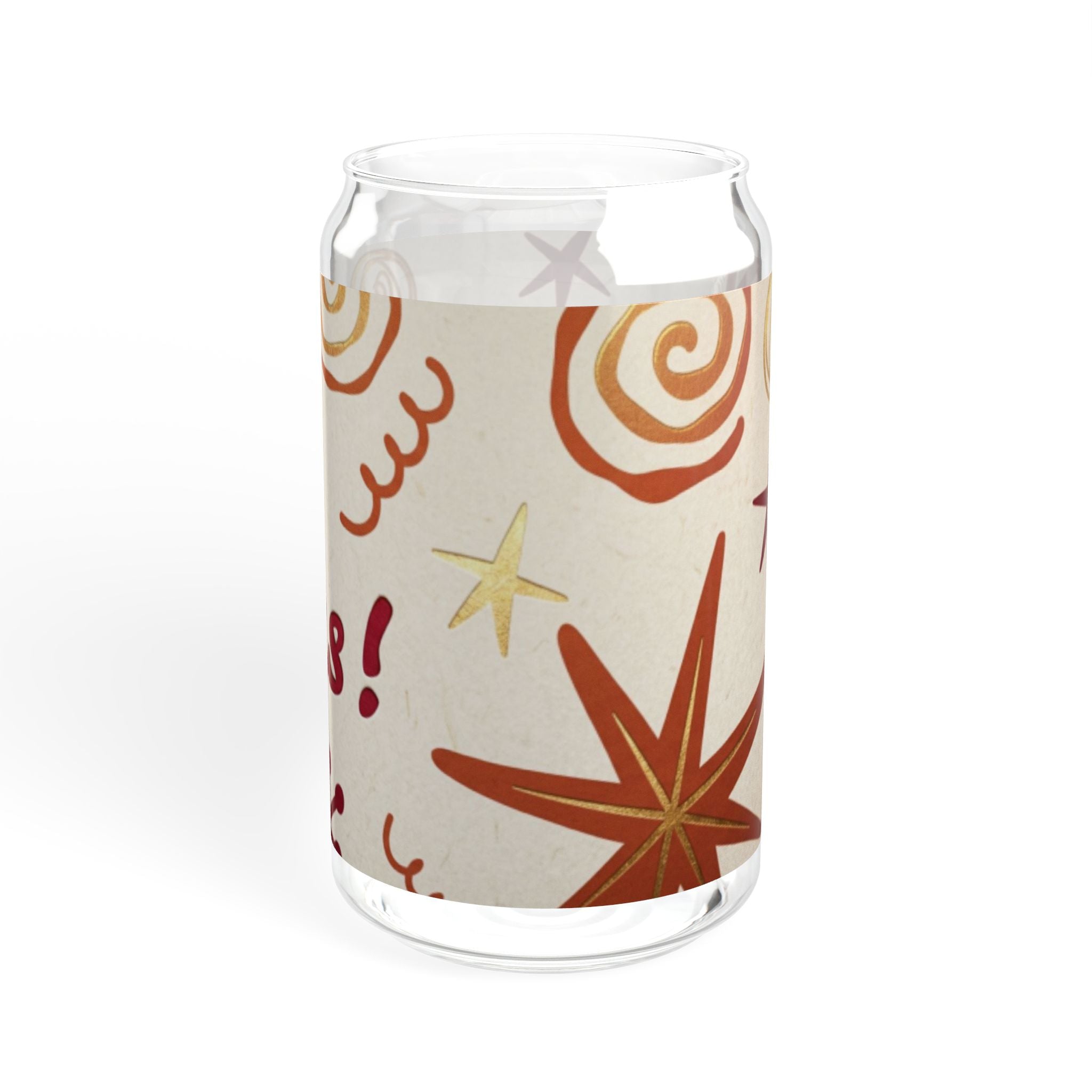 Glasbecher mit Strohhalm & Bambusdeckel „Sipper Glass“ | 16oz Becher aus gehärtetem Glas