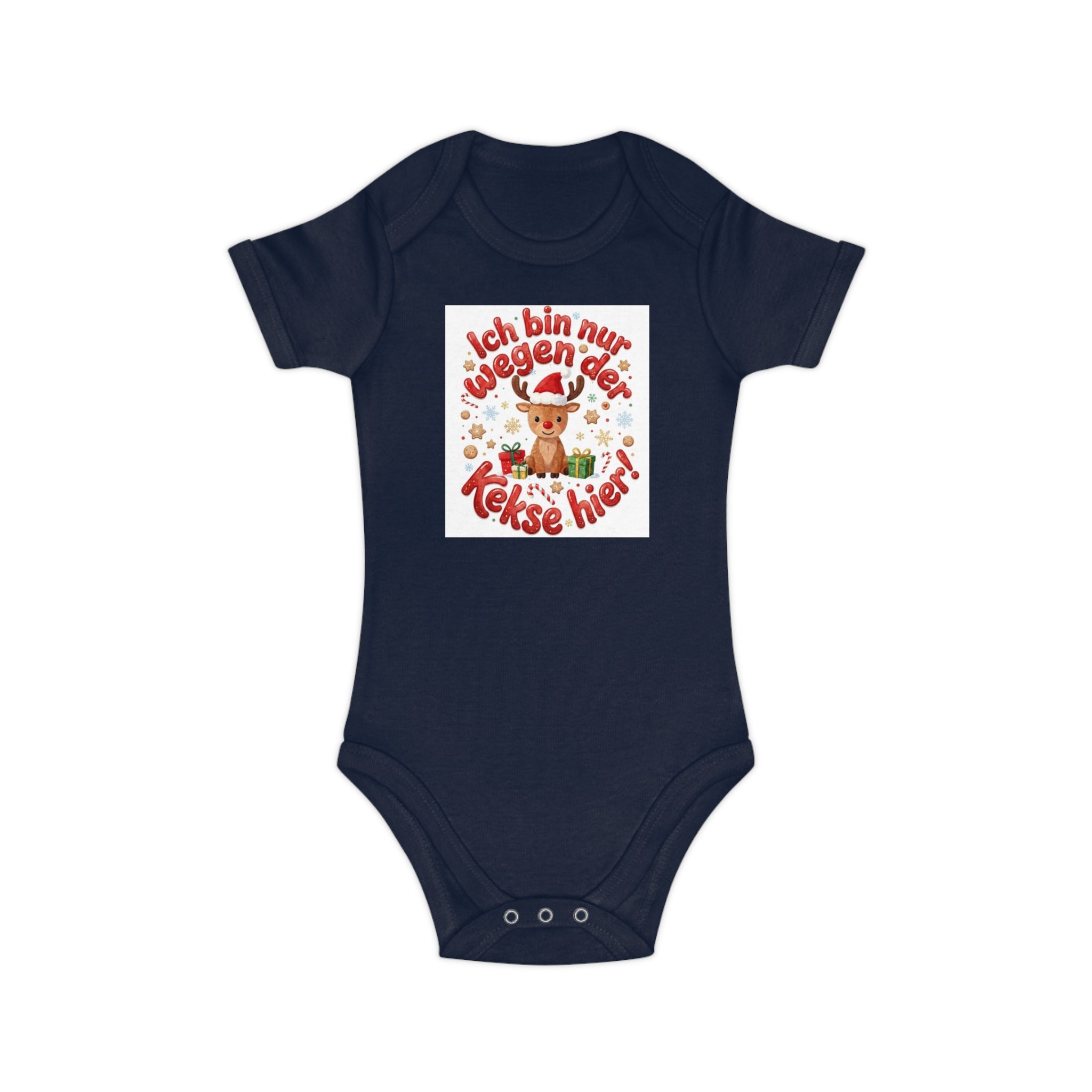 Weicher Baby-Body aus Bio-Baumwolle | Bequemer Einteiler mit Umschlaghals