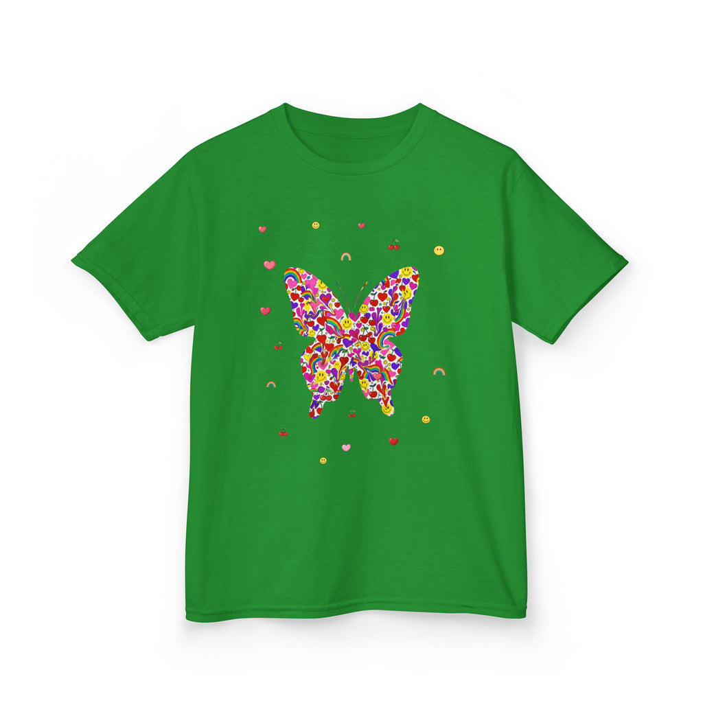 Kinder Baumwoll-T-Shirt „Konfetti-Schmetterling“ | Zertifiziertes Canvas-Shirt