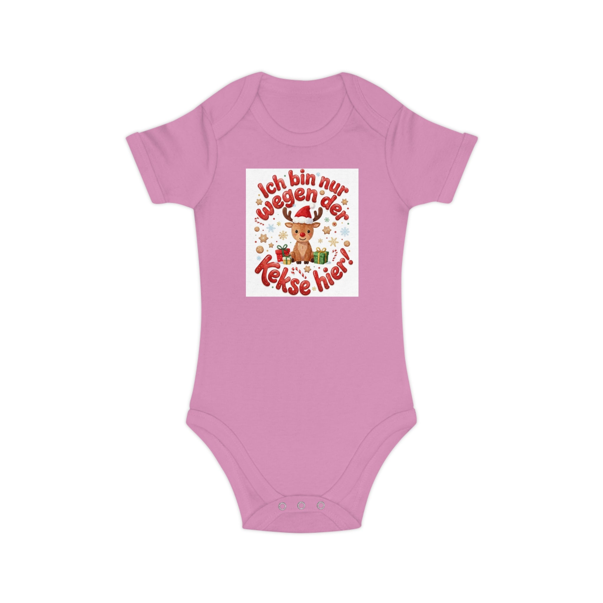 Weicher Baby-Body aus Bio-Baumwolle | Bequemer Einteiler mit Umschlaghals