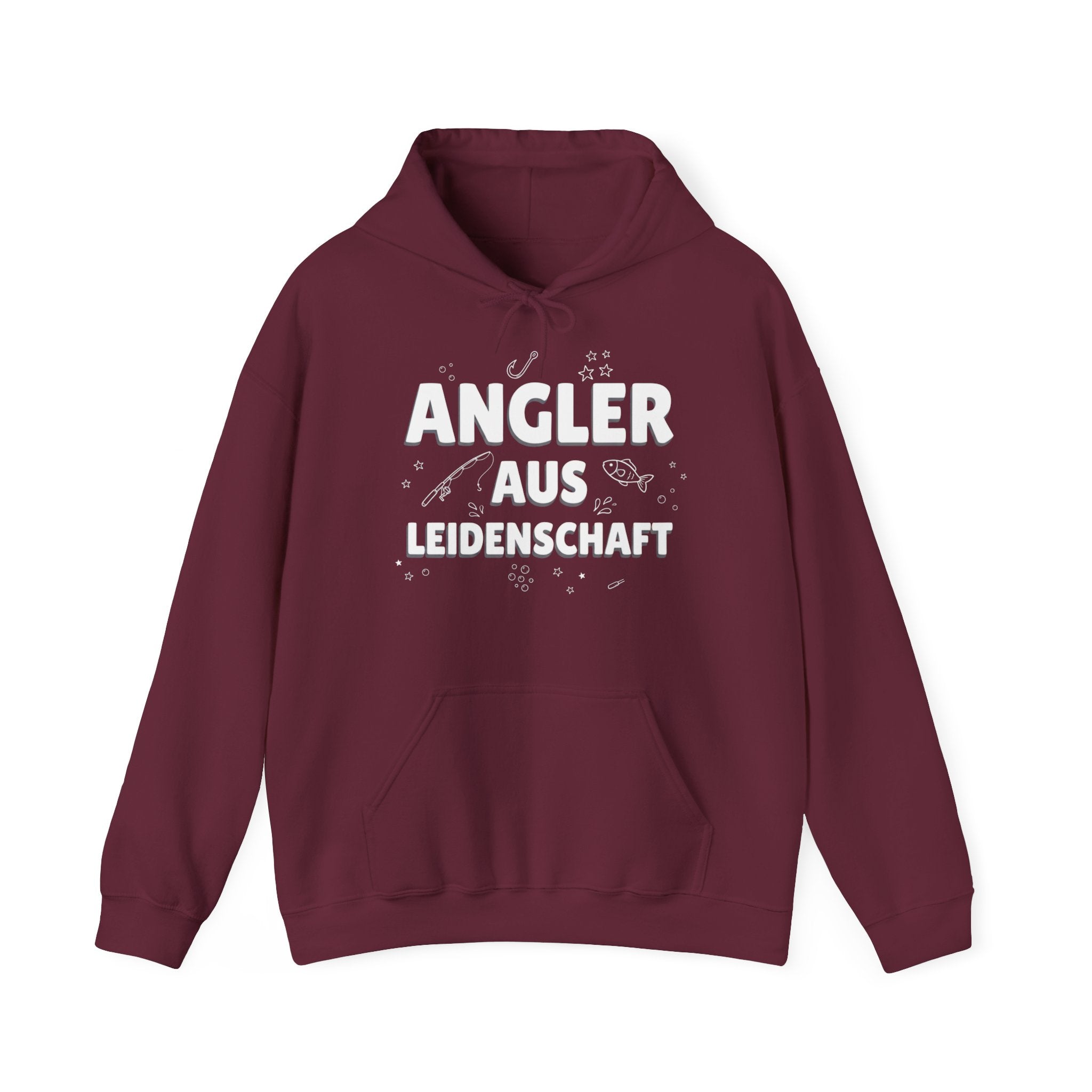 Unisex Hoodie „Anglerglück“ | Gemütlicher Fleece-Kapuzenpullover