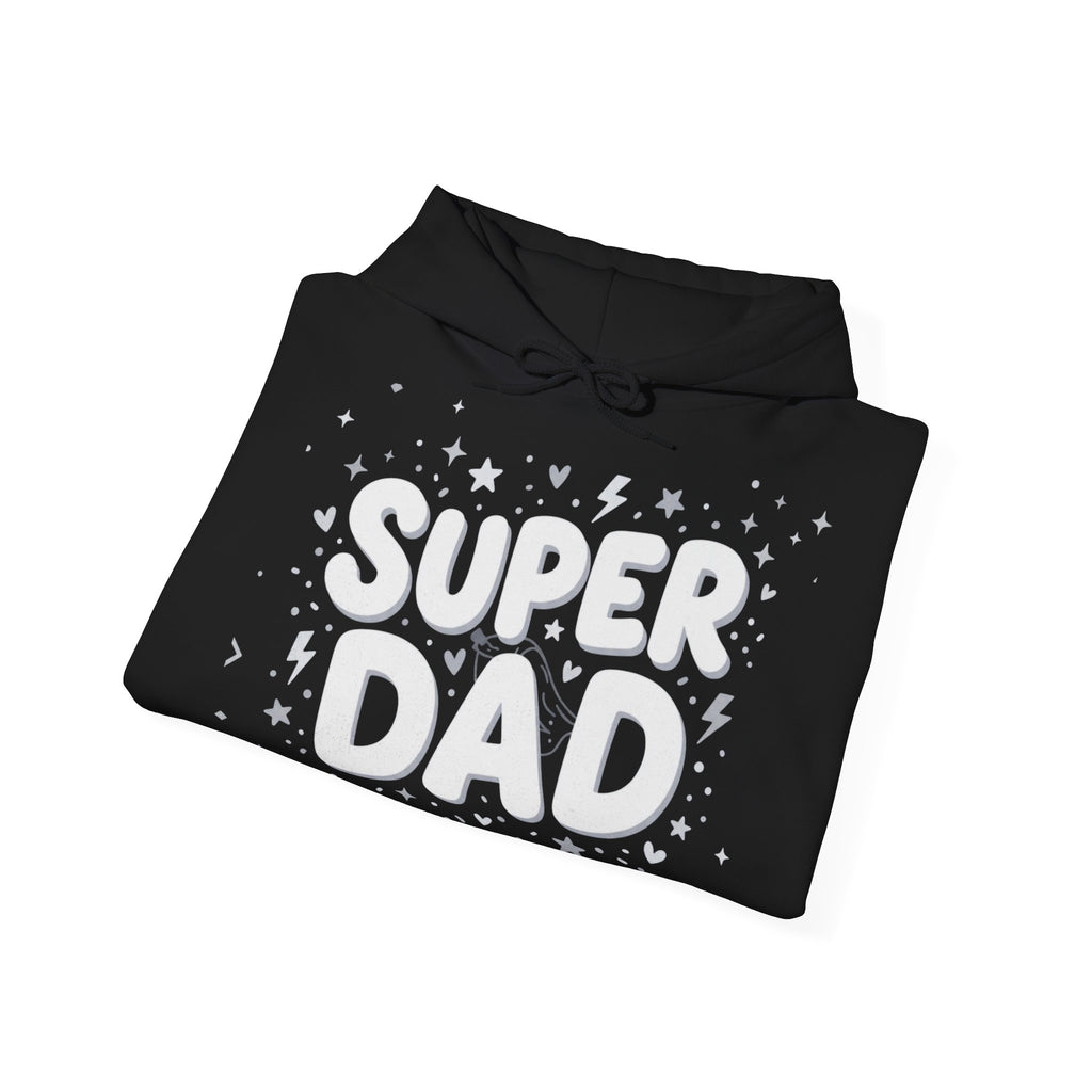 Unisex Hoodie „SUPER DAD“ | Gemütlicher Fleece-Kapuzenpullover für Väter