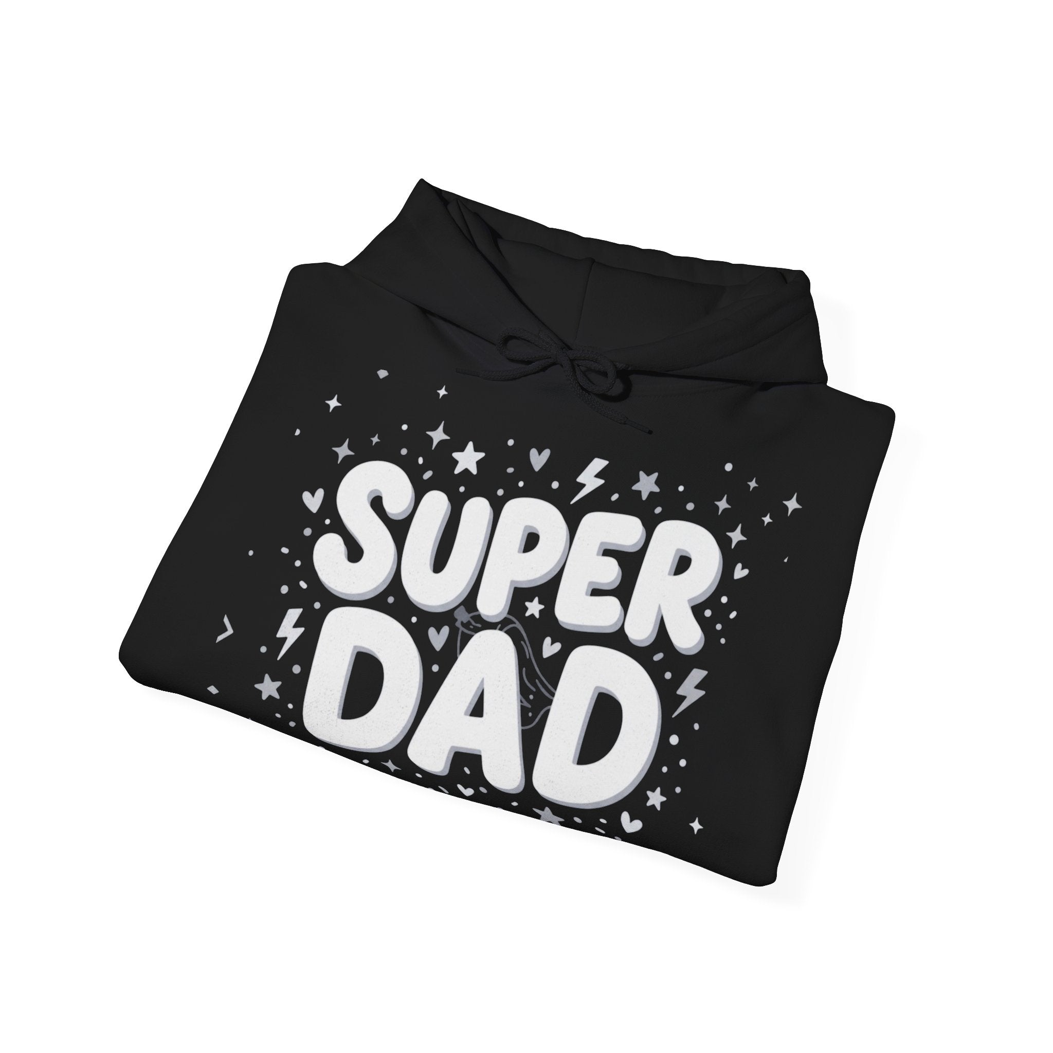 Unisex Hoodie „SUPER DAD“ | Gemütlicher Fleece-Kapuzenpullover für Väter