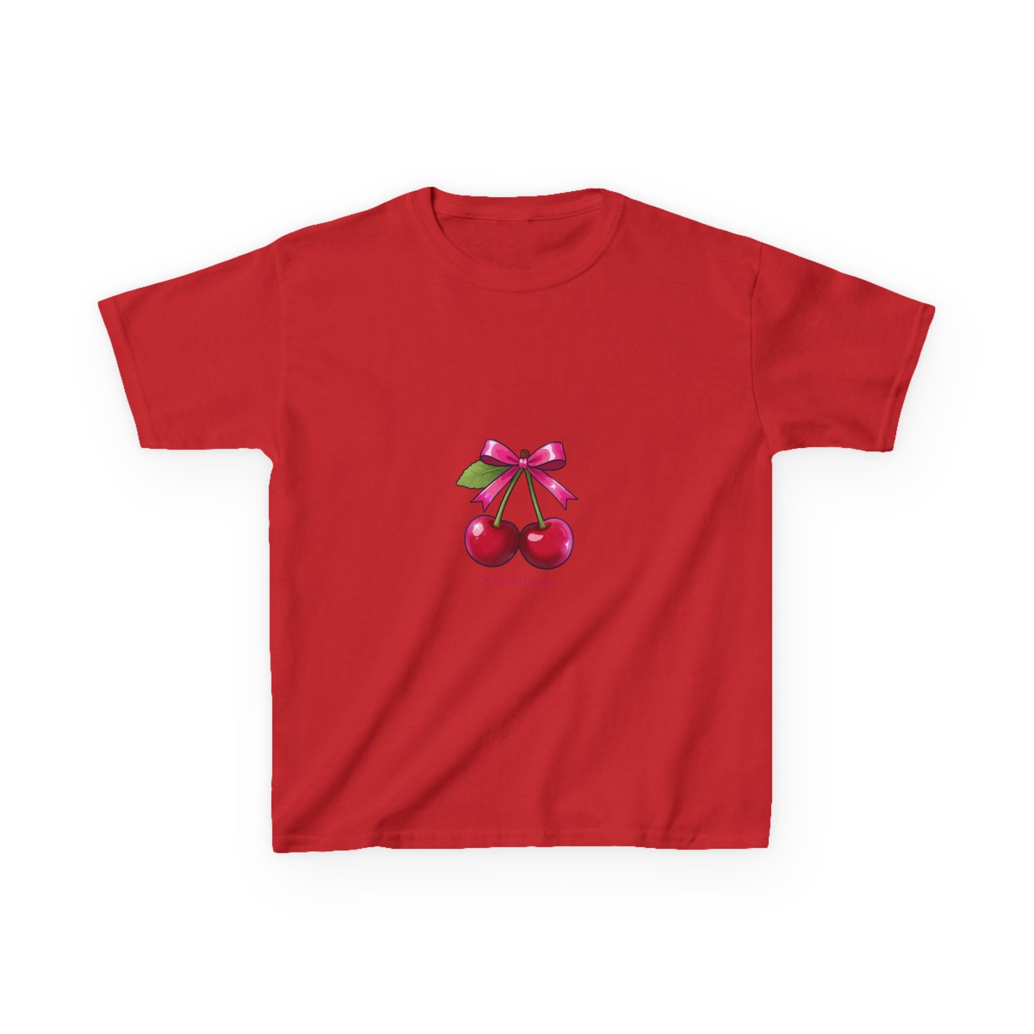 Kinder Baumwoll-T-Shirt „Süße Kirsche“ | Zertifiziertes Canvas-Shirt