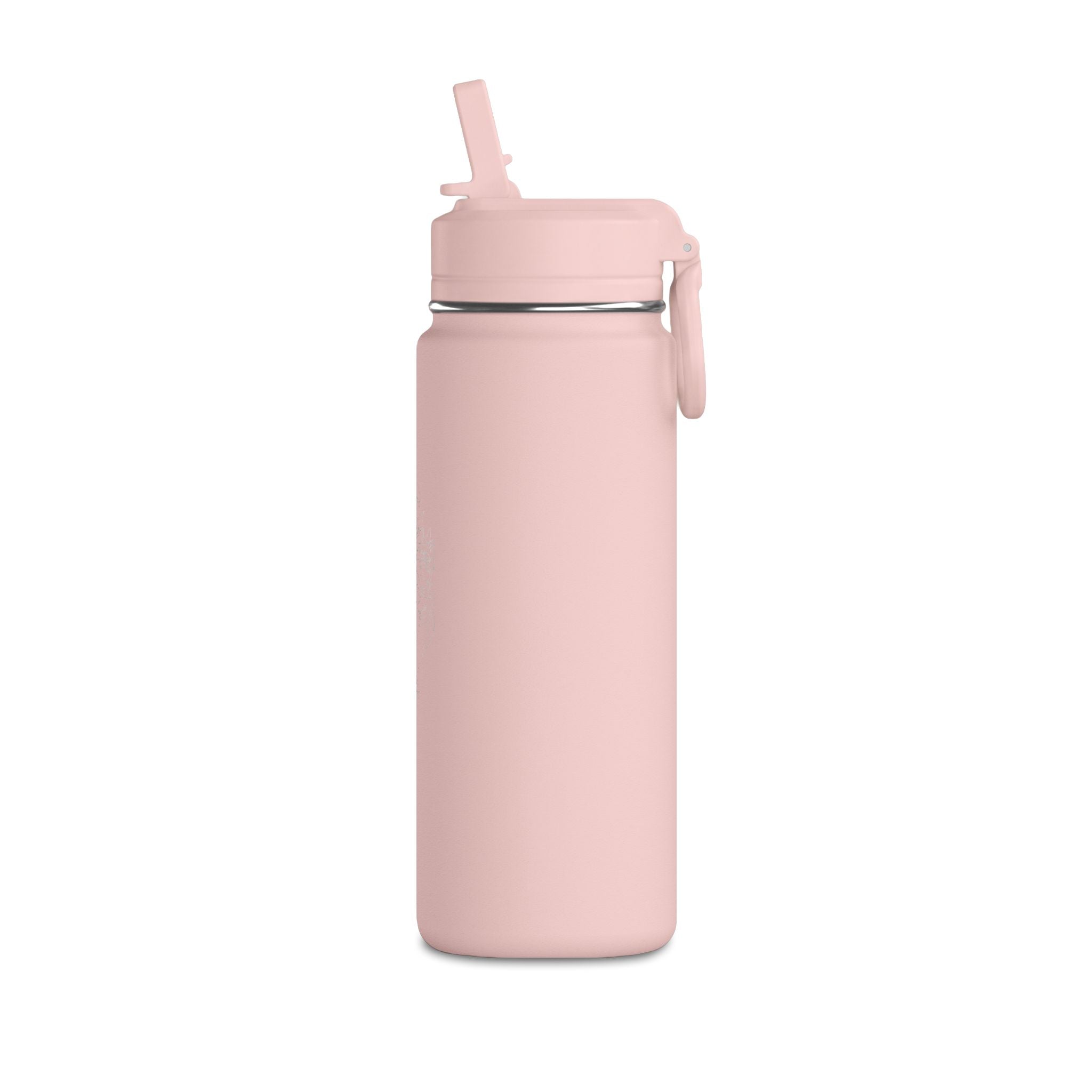 Personalisierte Trinkflasche Kinder mit Strohhalm | Edelstahl Trinkflasche Schule, Auslaufsicher Thermoflasche Kindergarten 590ml
