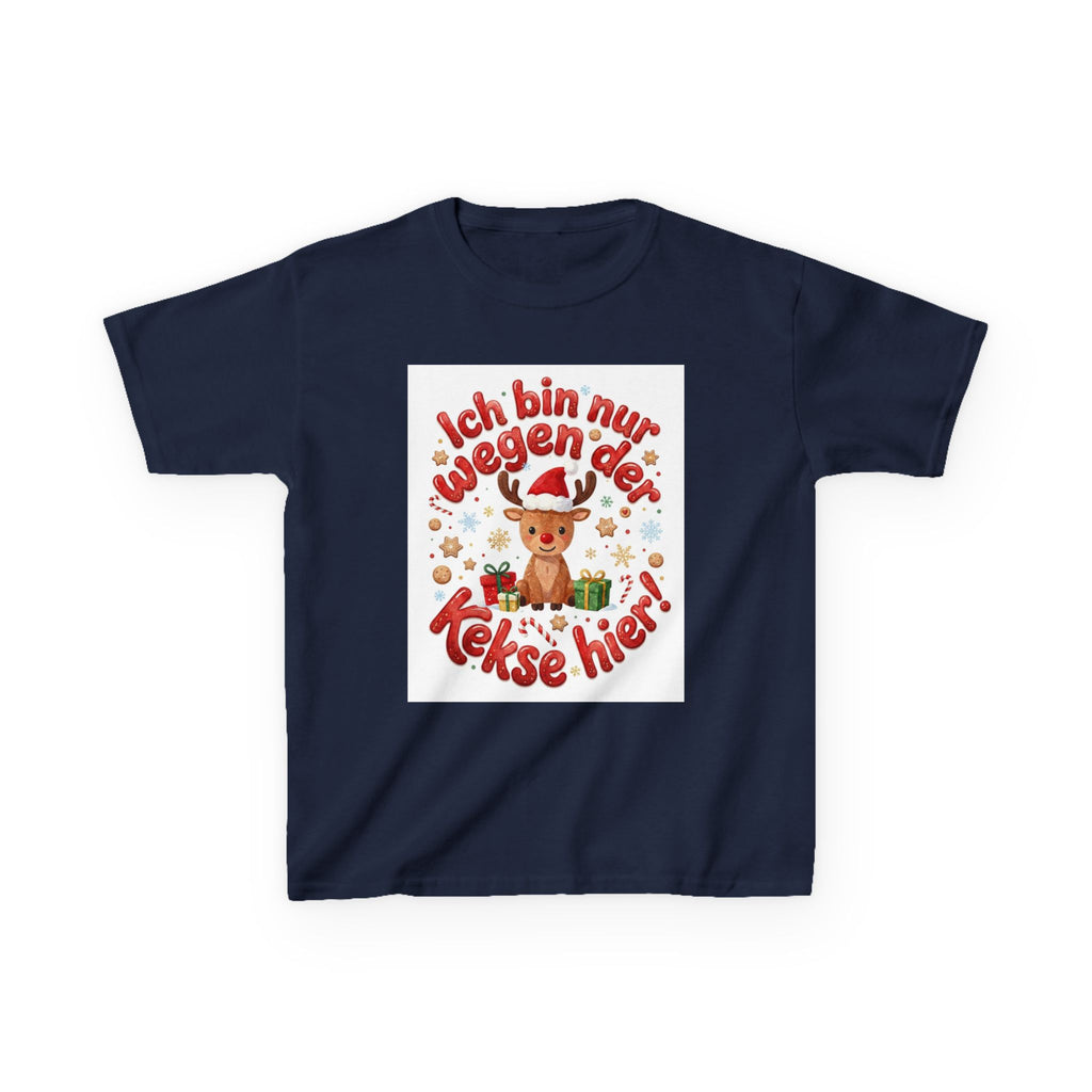 Weihnachtsshirt Kinder mit Spruch | Lebkuchen T-Shirt Lustig, Plätzchen backen Outfit, Weihnachtsoutfit Kinder