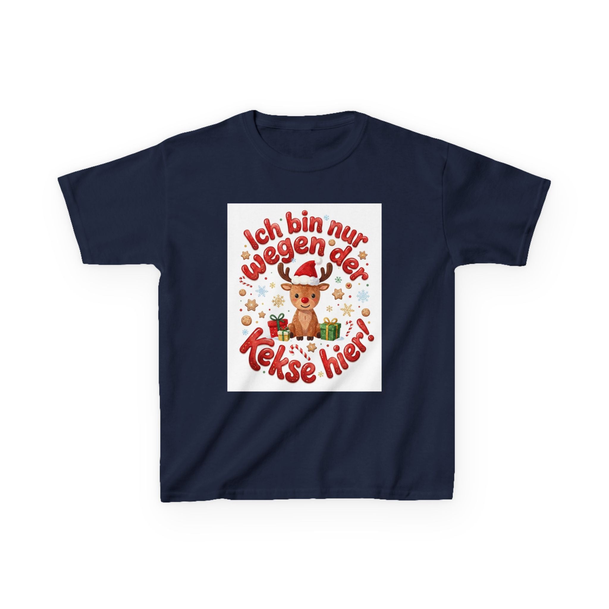 Weihnachtsshirt Kinder mit Spruch | Lebkuchen T-Shirt Lustig, Plätzchen backen Outfit, Weihnachtsoutfit Kinder
