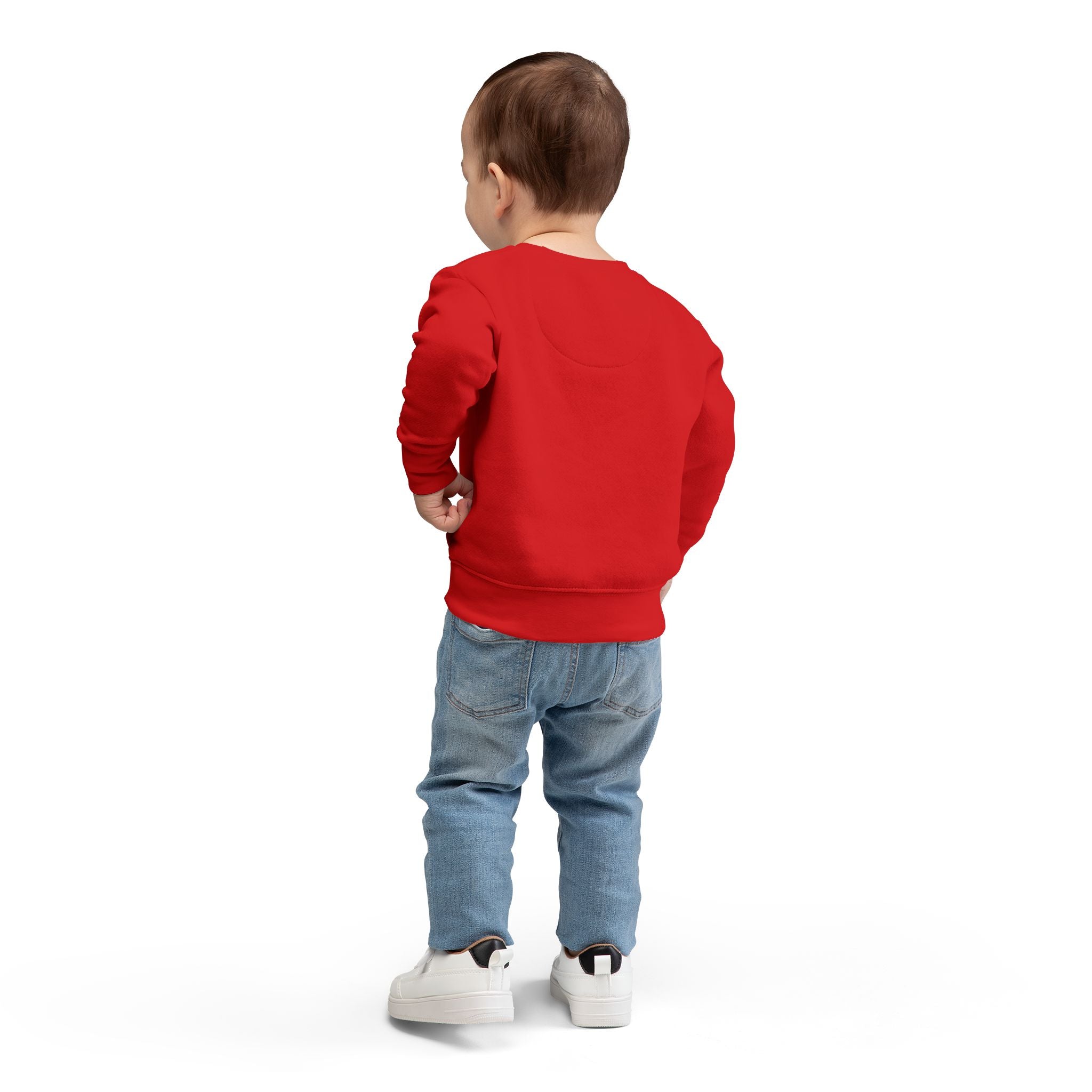 Kleinkind-Sweatshirt mit Snowboard-Rentier