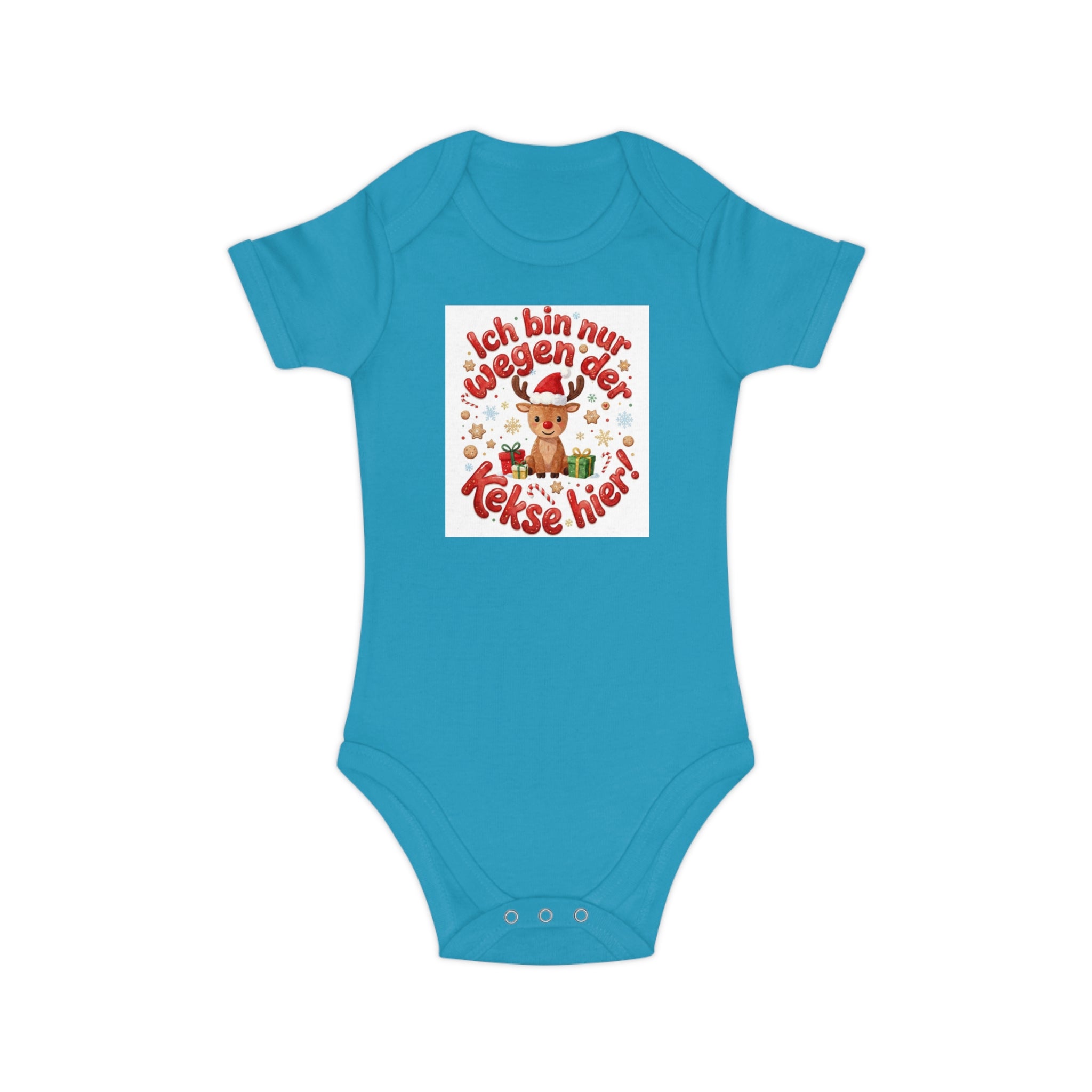 Weicher Baby-Body aus Bio-Baumwolle | Bequemer Einteiler mit Umschlaghals