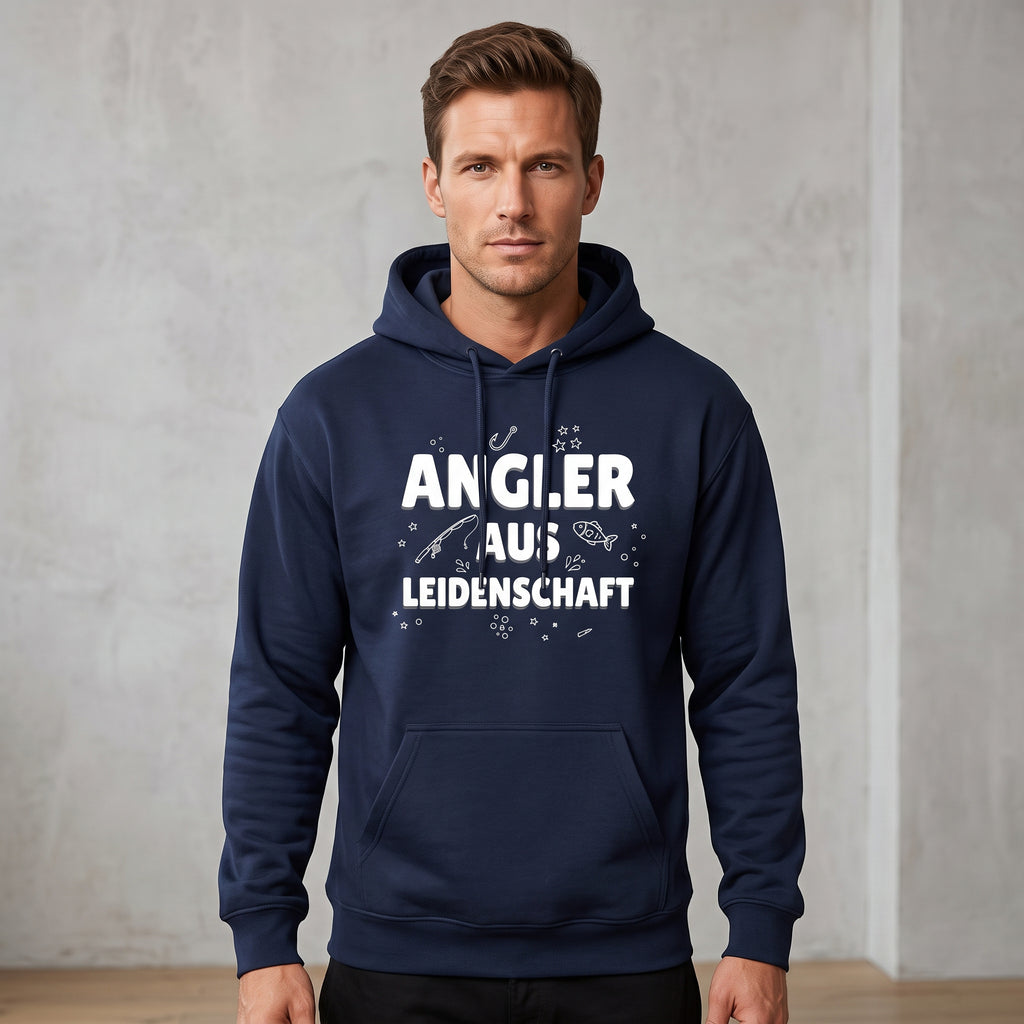 Unisex Hoodie „Anglerglück“ | Gemütlicher Fleece-Kapuzenpullover