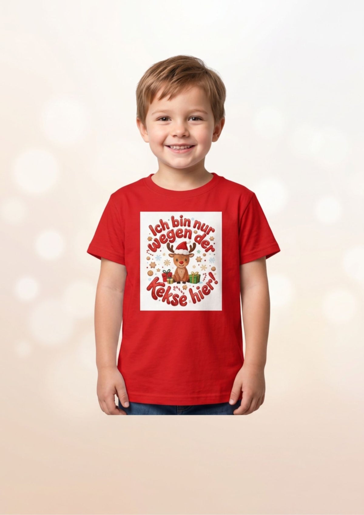 Weihnachts T-Shirt Kinder – Lebkuchen mit Spruch | Lustiges Outfit für die Adventszeit